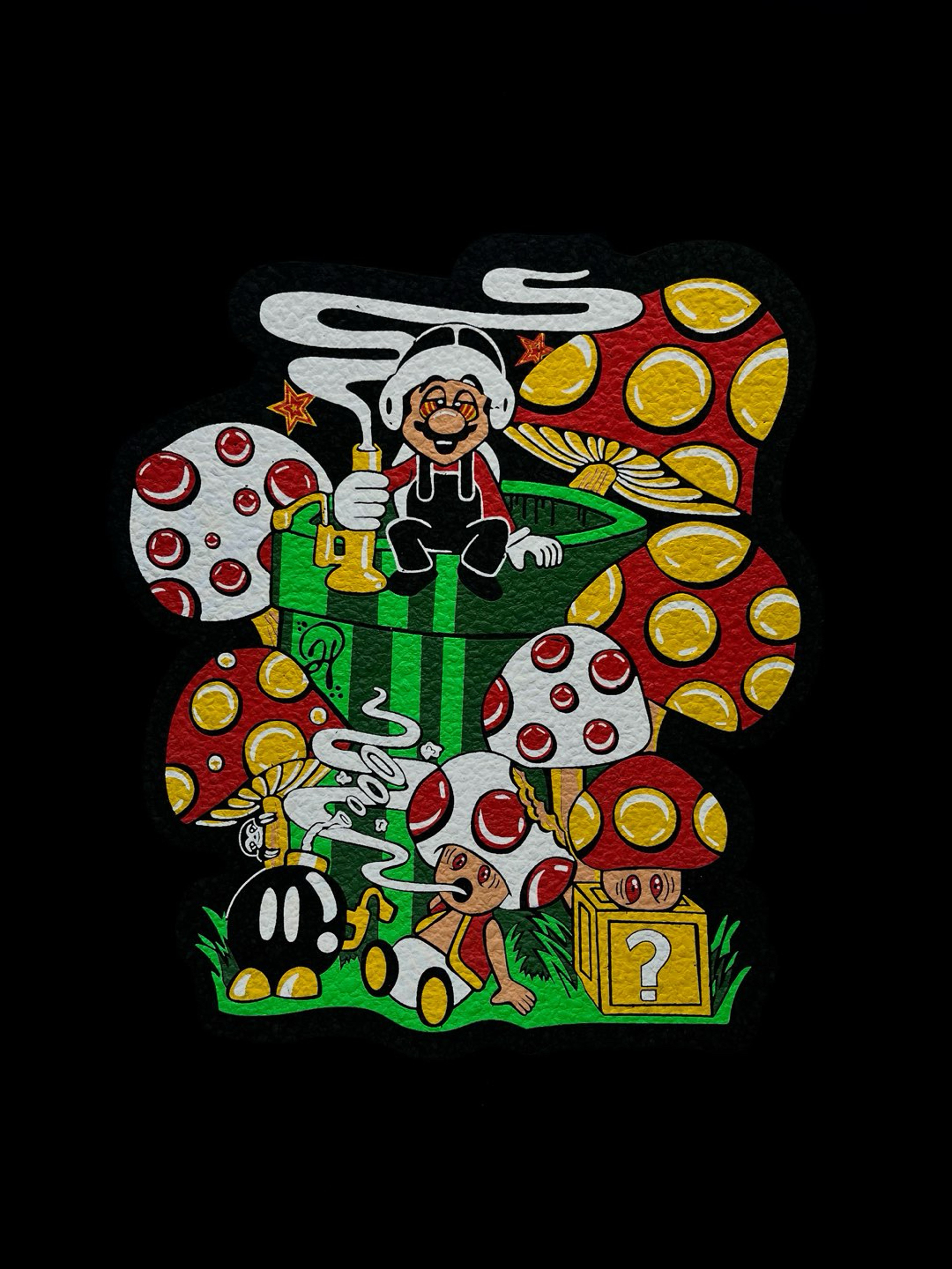 Preview pic of Hotbox Timewarp Mat by Retro Sloth x 710 Emporium x Moodmats