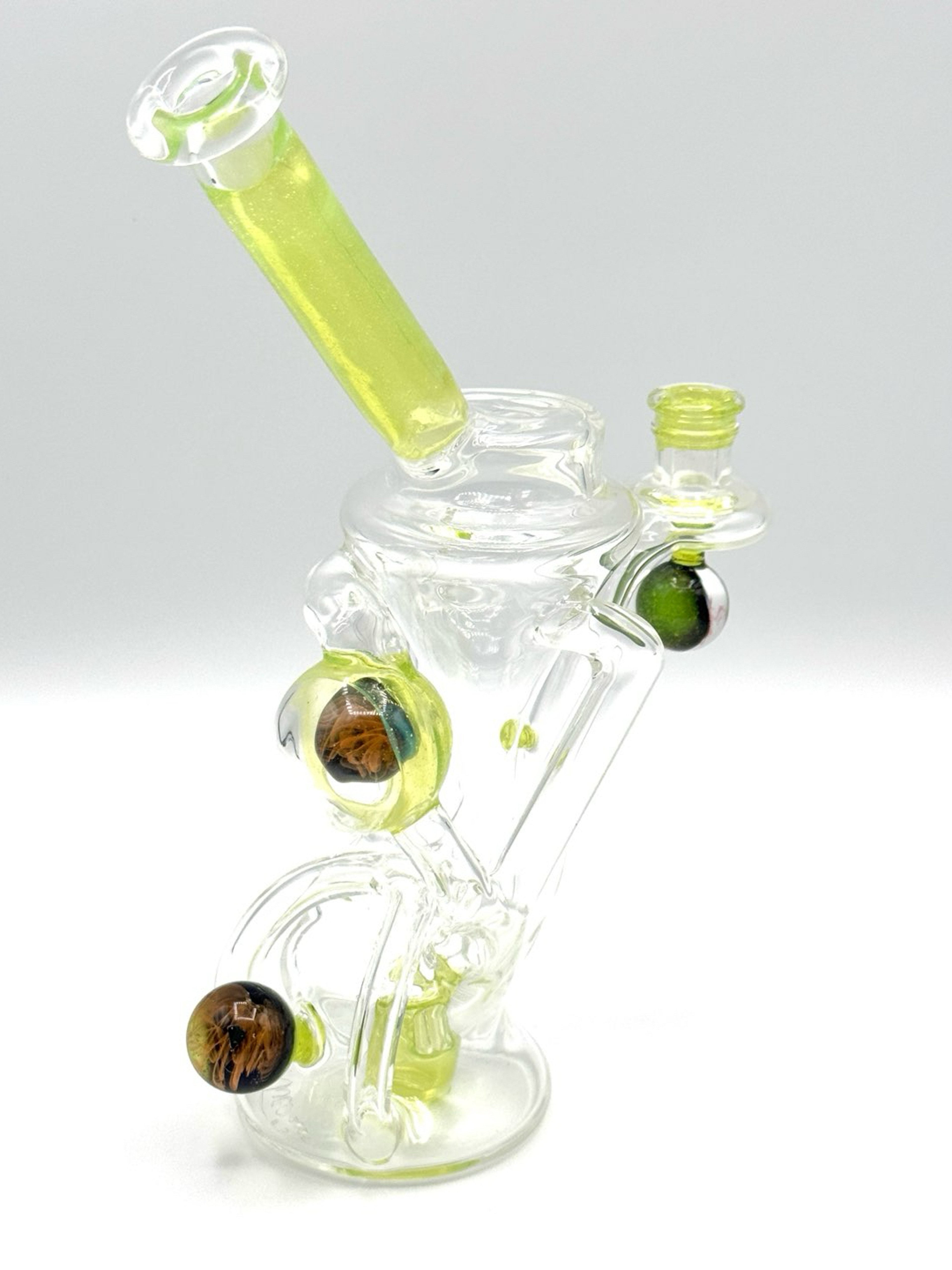 Preview pic of Jubo Glass - Sunset Slyme Fumed Mibcycler