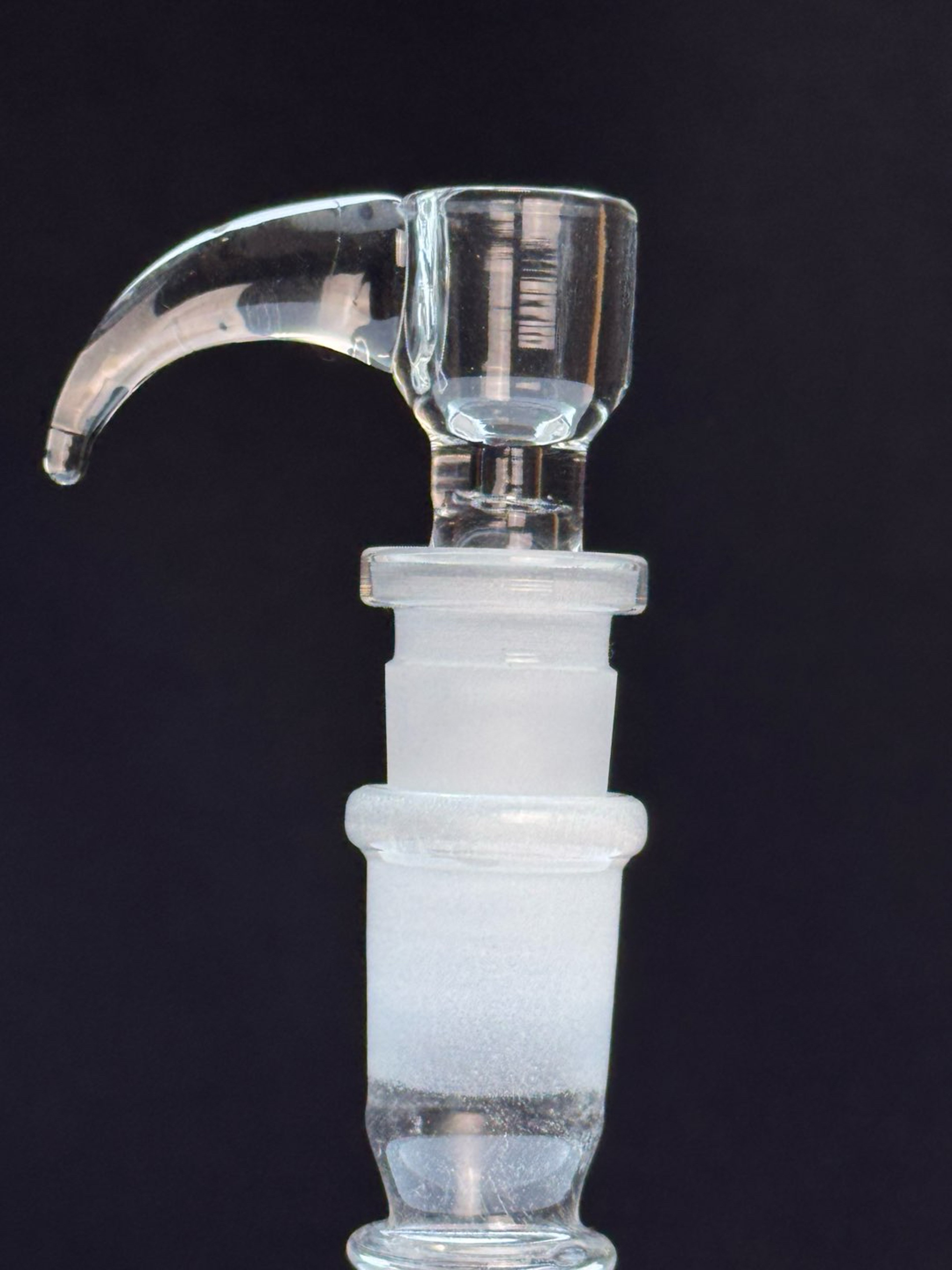 Preview pic of 14mm Clear Single Hole Slide W/ Horn
