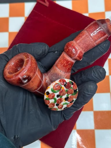 Preview pic of Brick-Lock Pizza Pipe 🧱🍕
