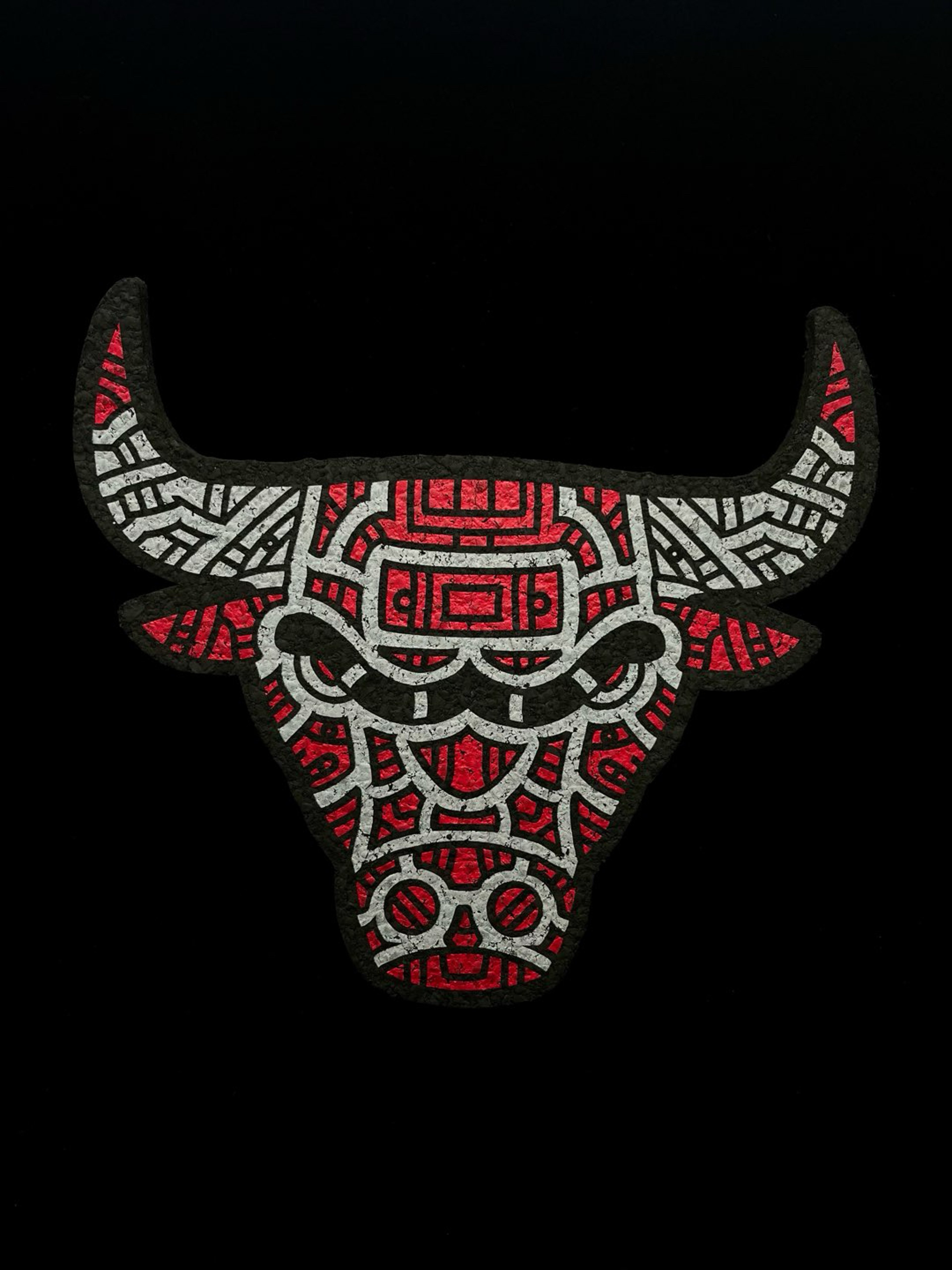 Preview pic of RARE Chicago Bulls Mat by Ben Focus x Moodmats