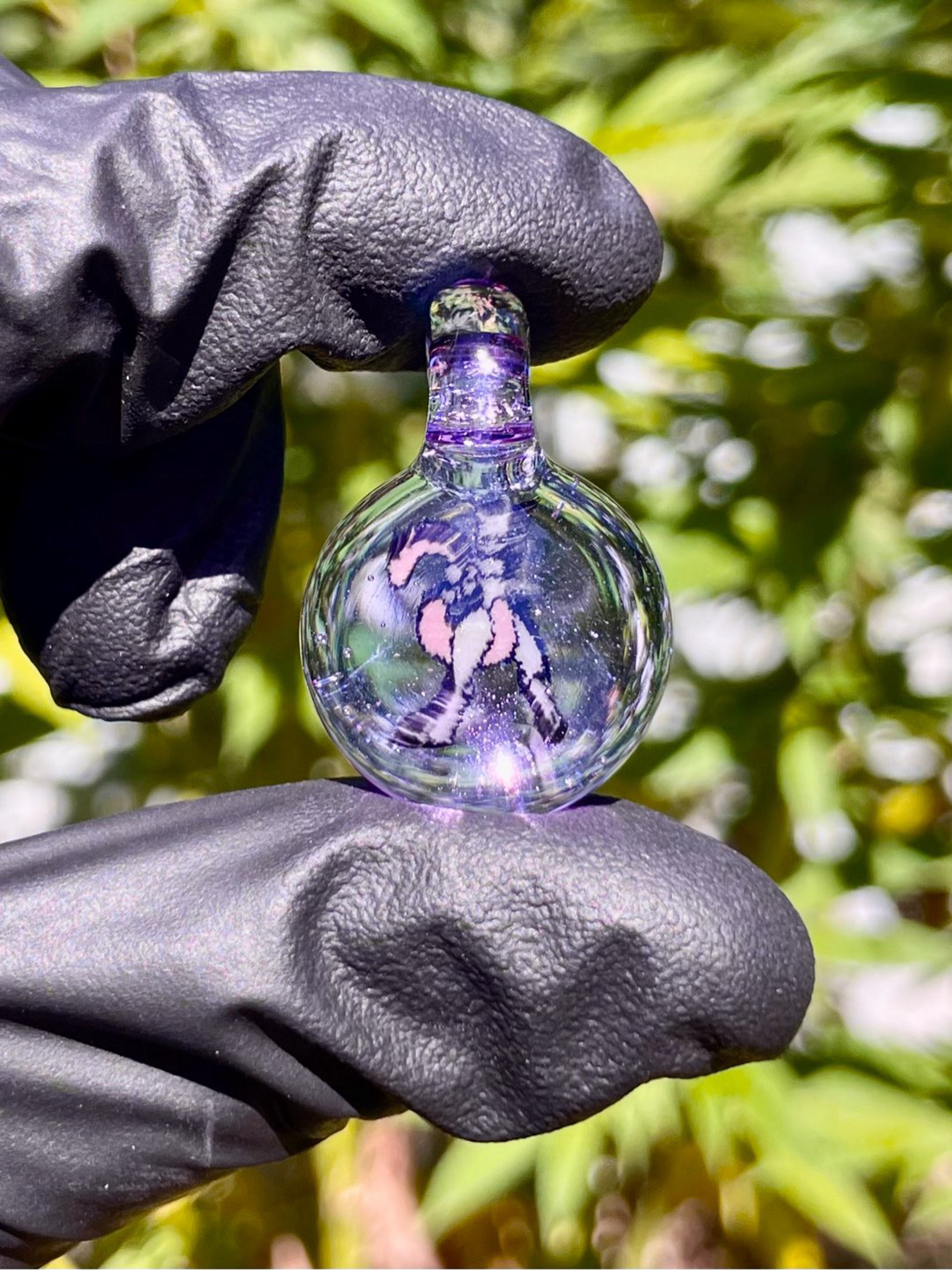 Preview pic of Mewtwo CFL pendant firefoxglass