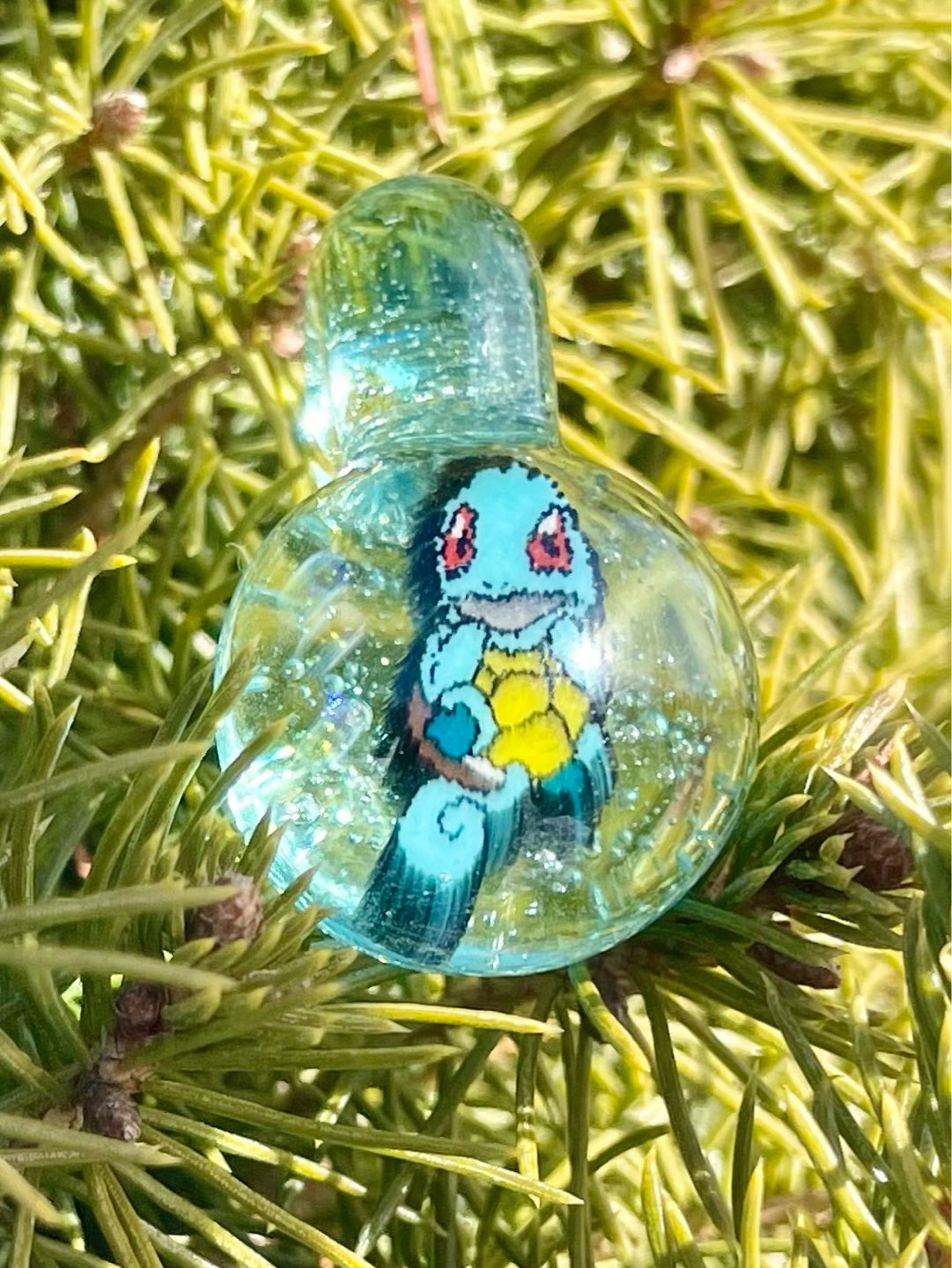 Squirtle CFL pendant firefoxglass image 0