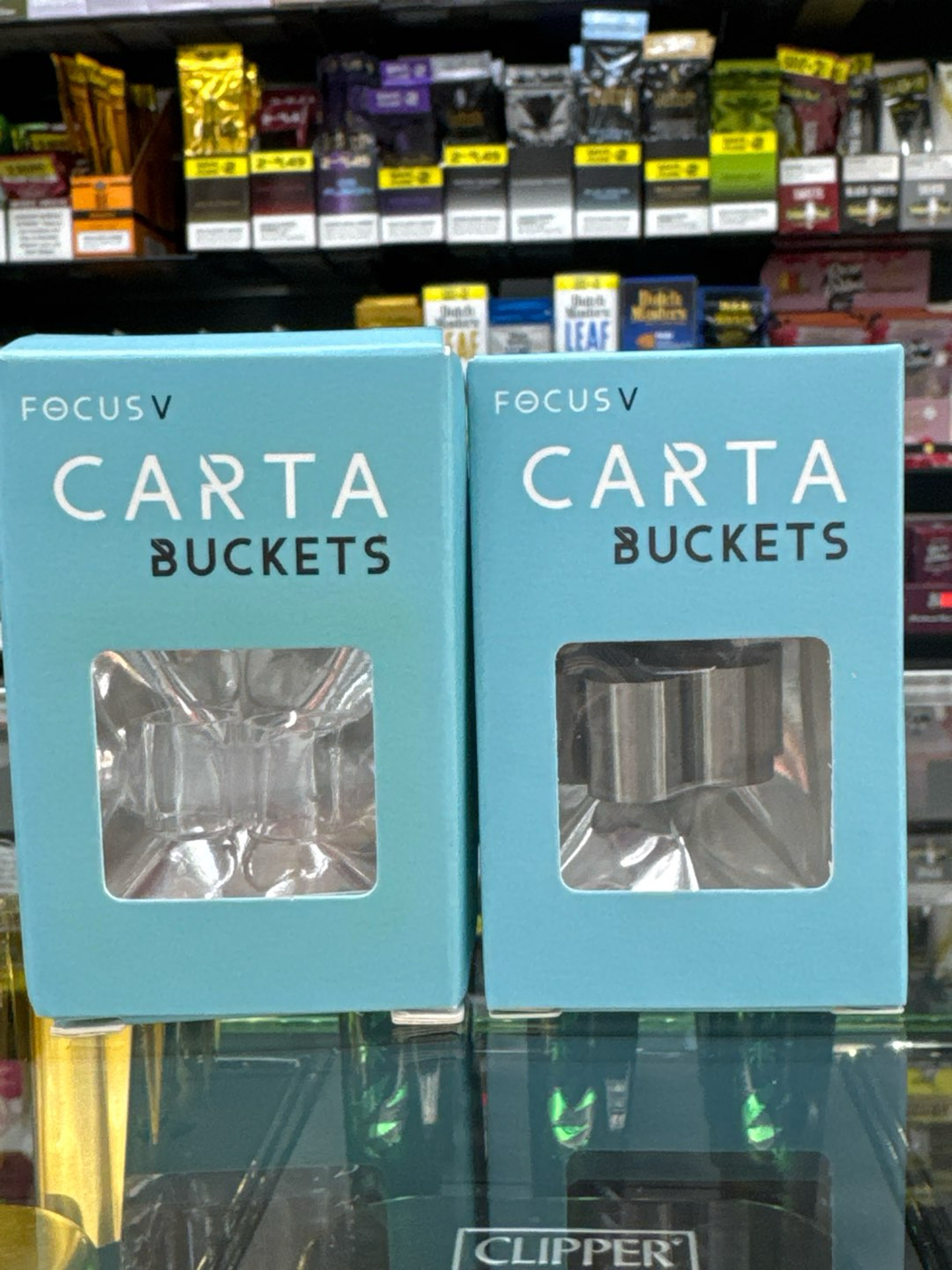 Preview pic of Carta titanium and quartz buckets