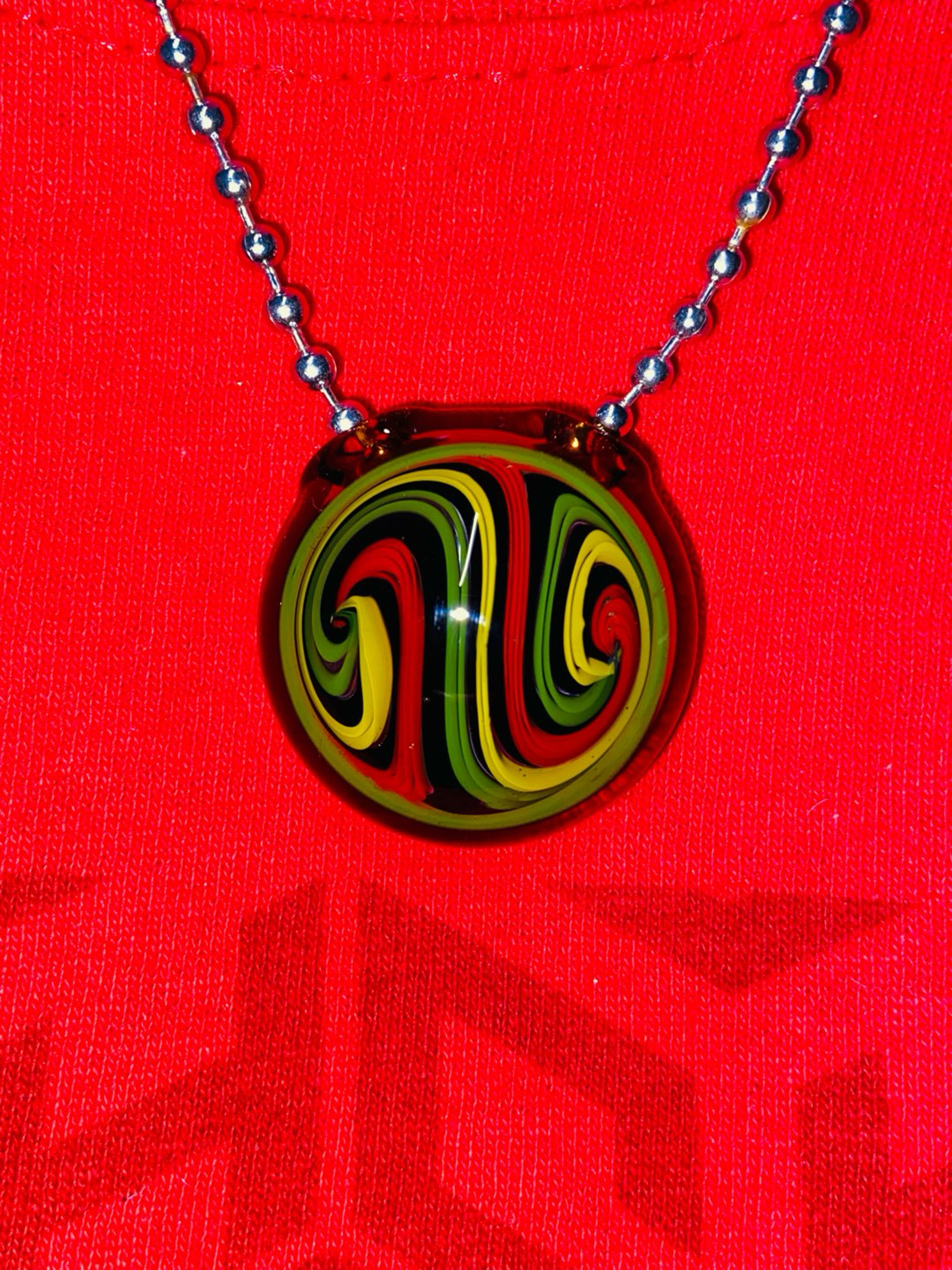Preview pic of Heady Inside-out Letter N pendant