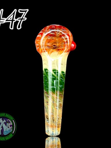 Preview pic of Daniel's Glass Art - Dry Pipe #47 - German Glass