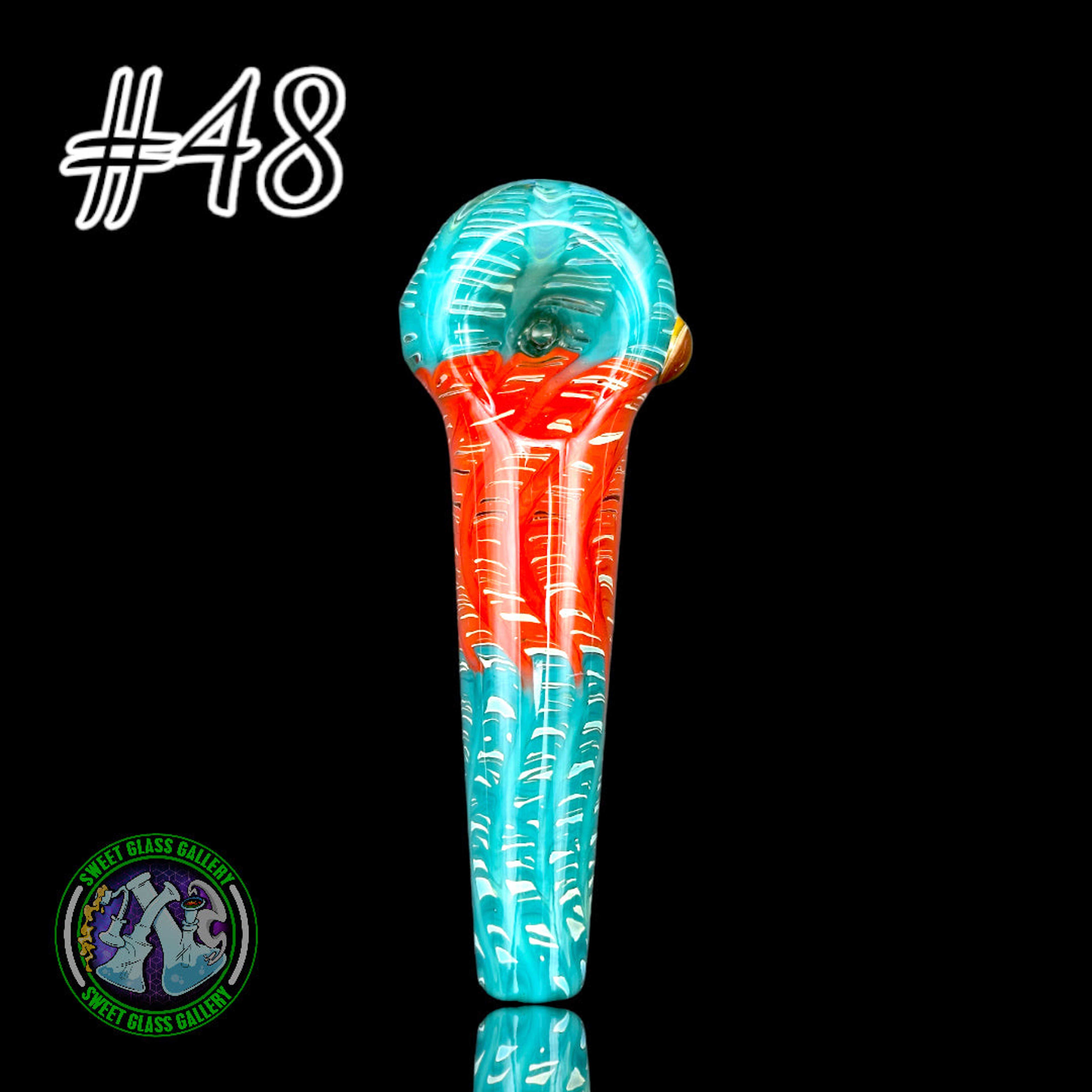 Preview pic of Daniel's Glass Art - Dry Pipe #48 - German Glass