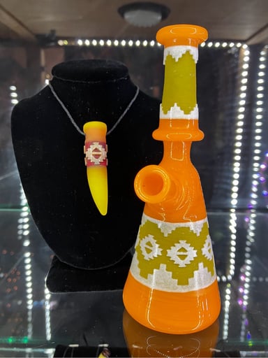 Preview pic of Amani Summerday Blasted Tube w/ Pendant