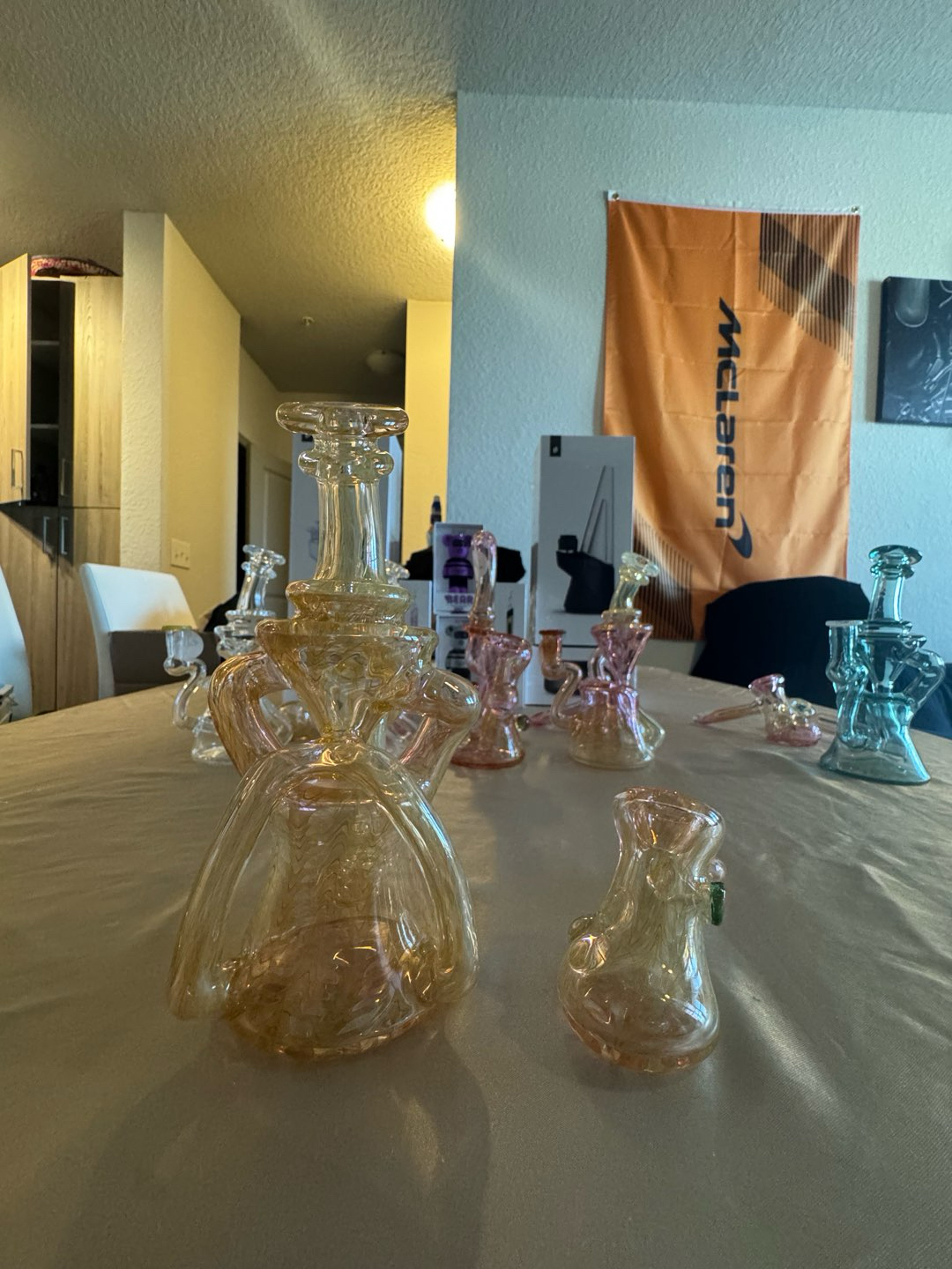 2pc American Glass Set image 0