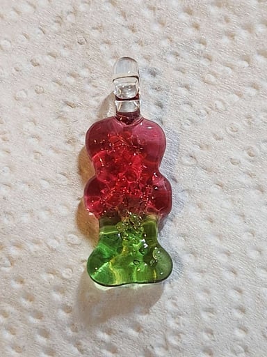 Preview pic of JNG glass gummy bear pendant