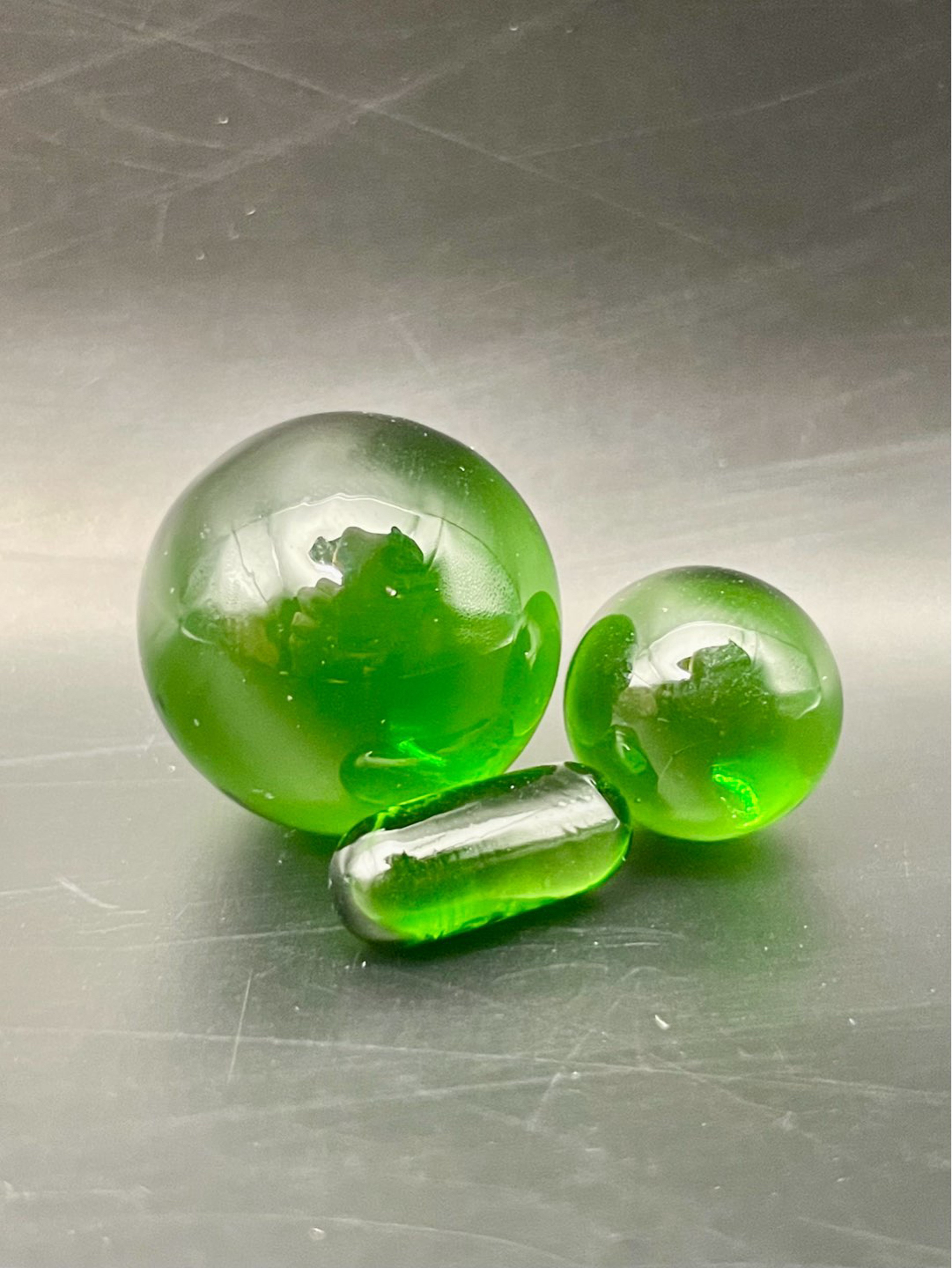 Preview pic of Green 3 piece slurper set