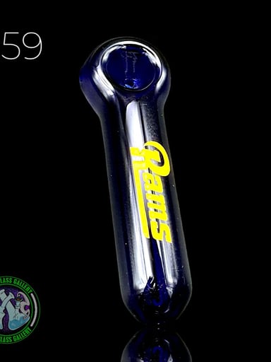 Preview pic of Daniel's Glass Art - Dry Pipe #59 (Rams)