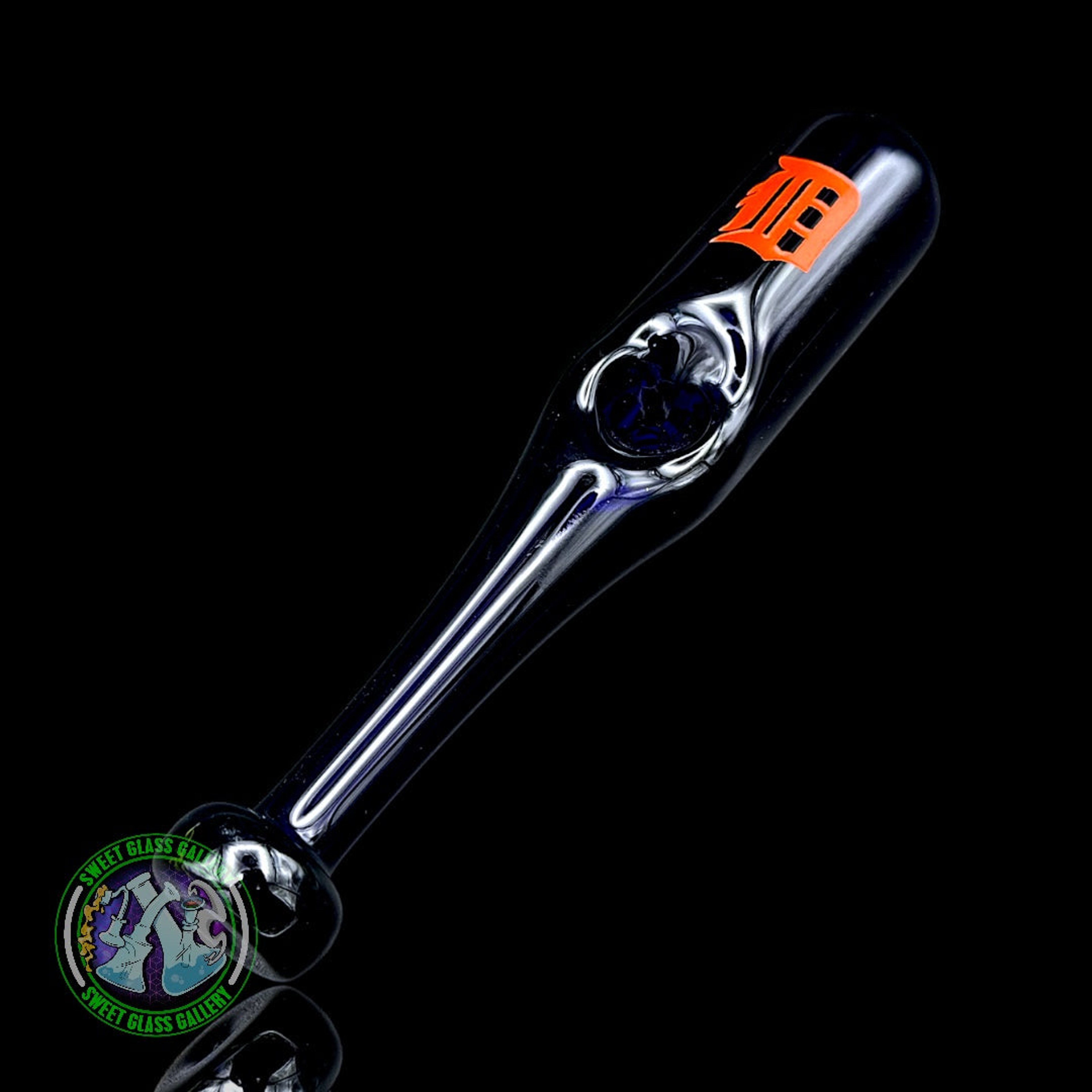 Preview pic of Daniel's Glass Art - Dry Pipe #6 - Baseball Bat (Detroit Tigers)