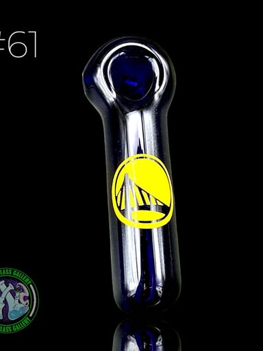 Preview pic of Daniel's Glass Art - Dry Pipe #61 (Golden State Warriors)