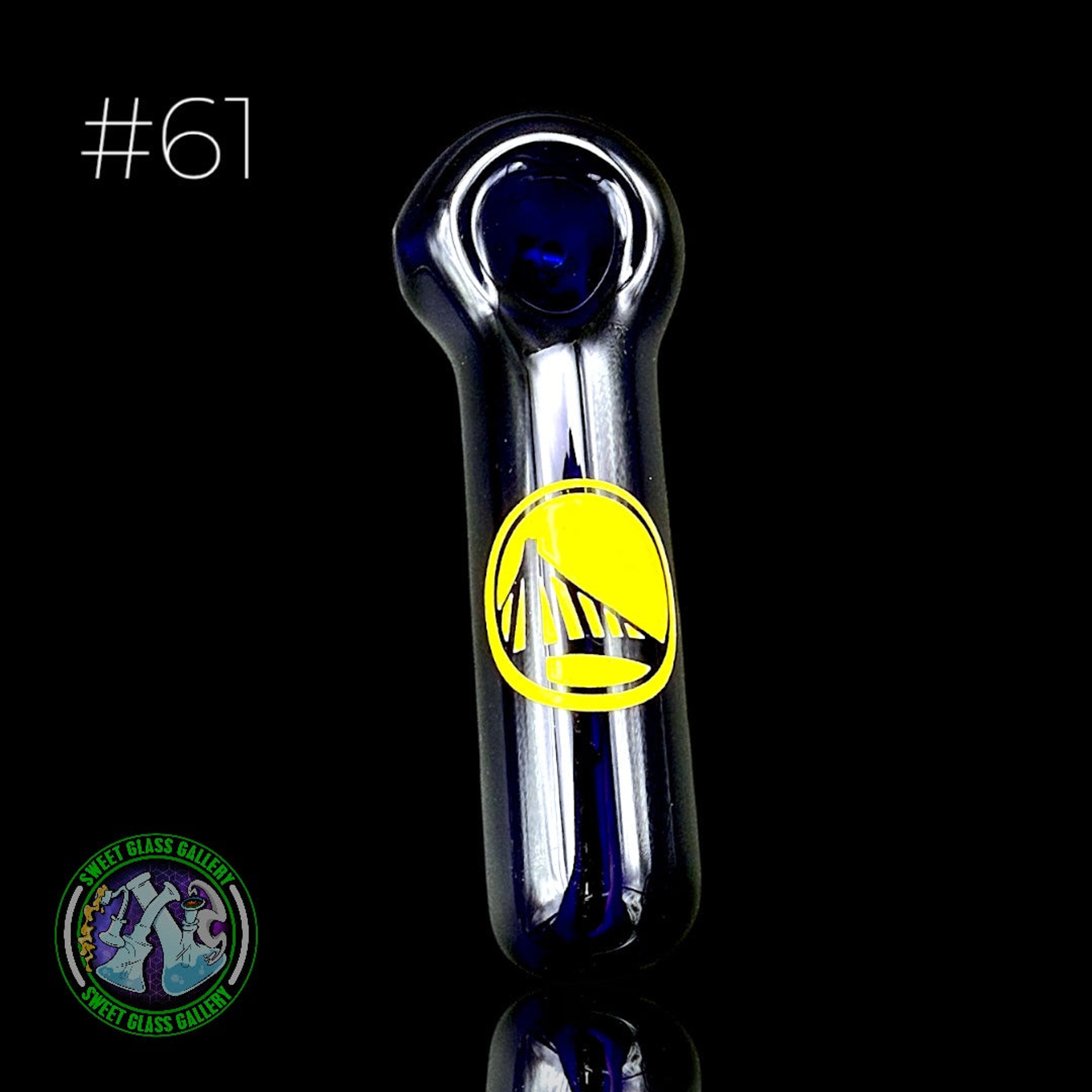 Preview pic of Daniel's Glass Art - Dry Pipe #61 (Golden State Warriors)