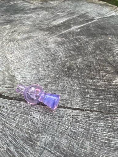 Preview pic of Purple-Pink Handblown Bubble Cap