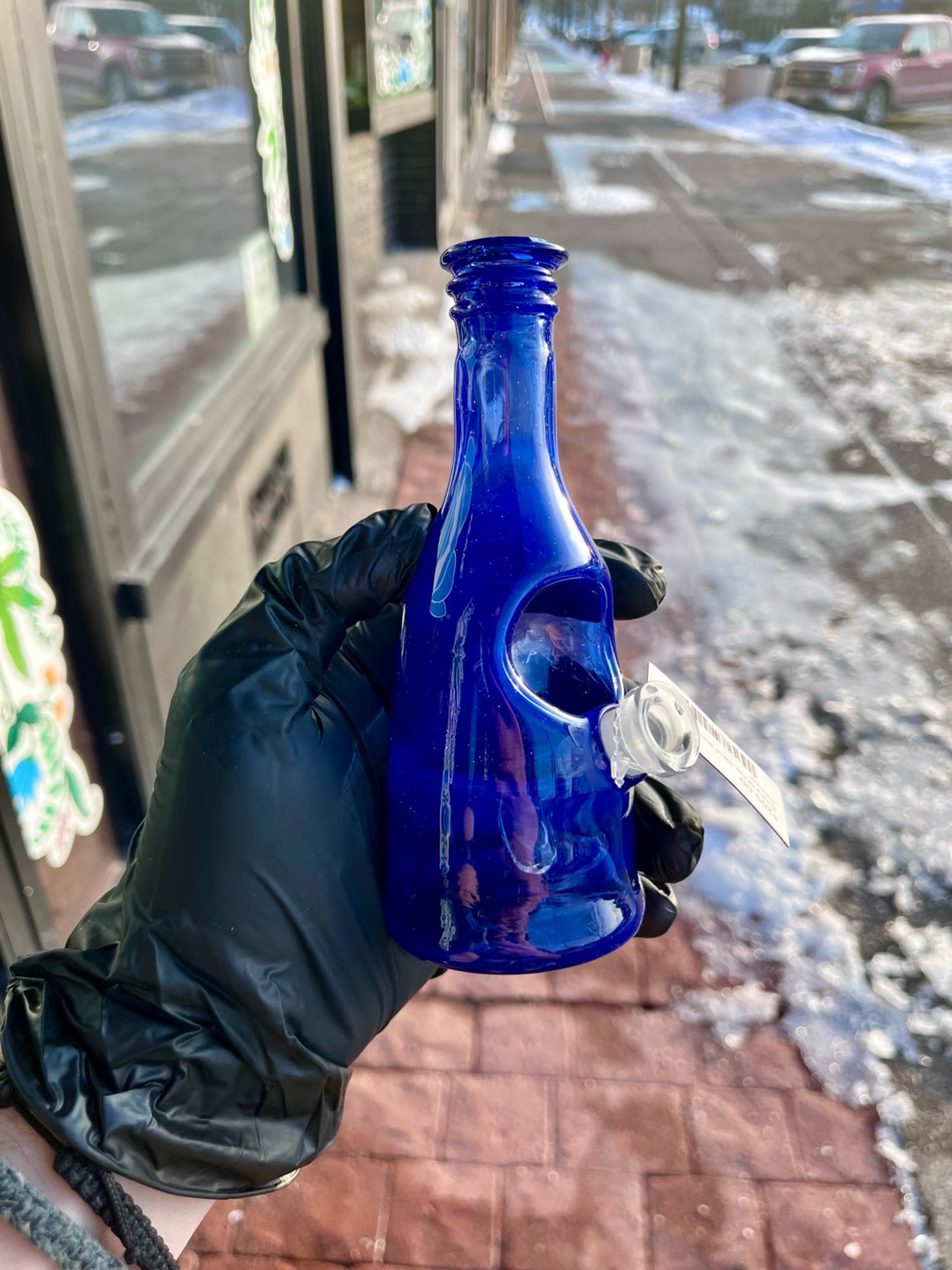 Preview pic of Costa Glass Sake Bottle Rig - Blue