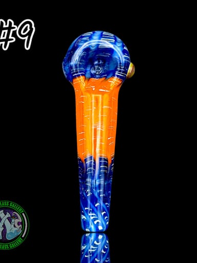 Preview pic of Daniel's Glass Art - Dry Pipe #9 - German Glass