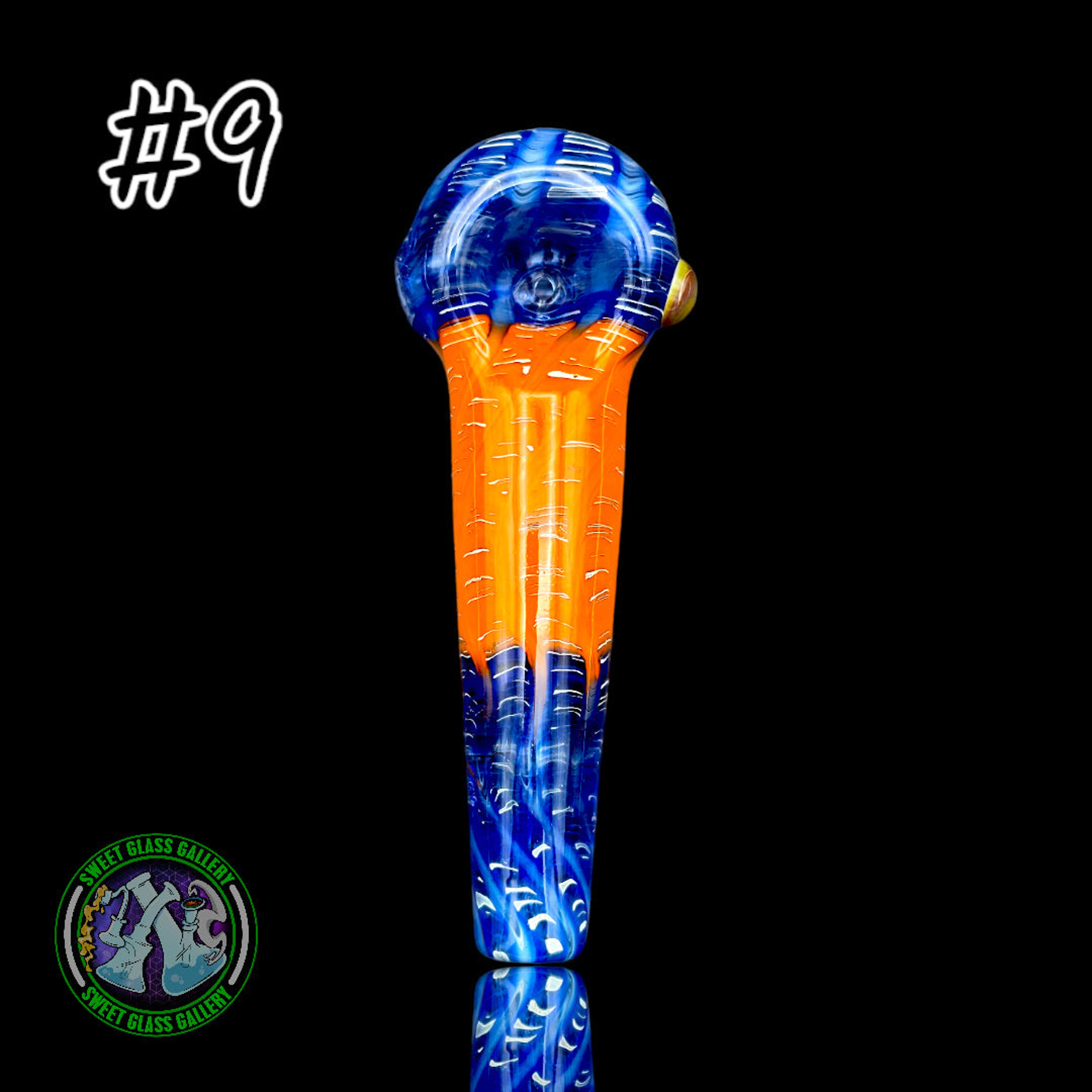 Preview pic of Daniel's Glass Art - Dry Pipe #9 - German Glass