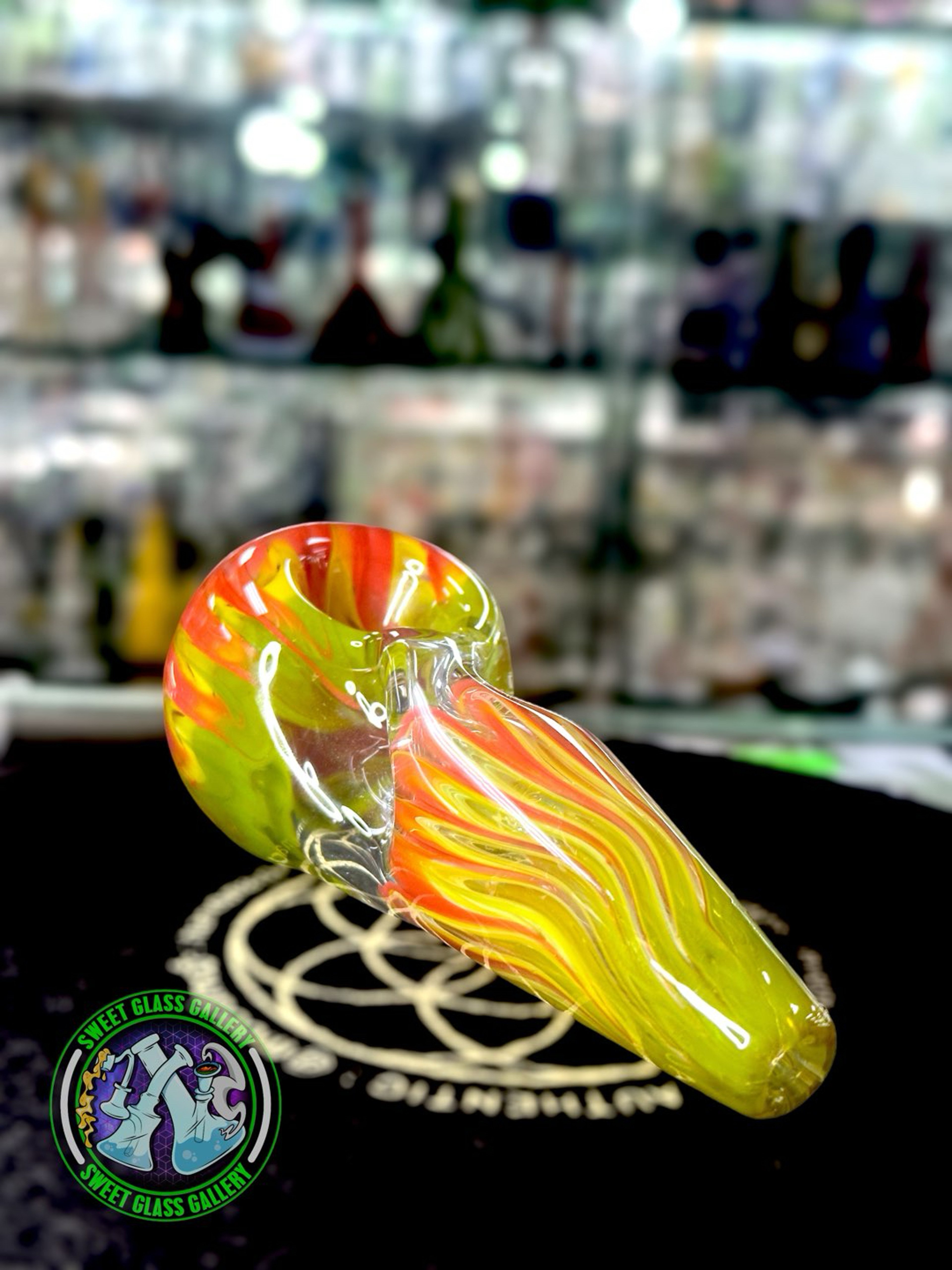 Preview pic of Daniel's Glass Art - Triple Donut Dry Pipe