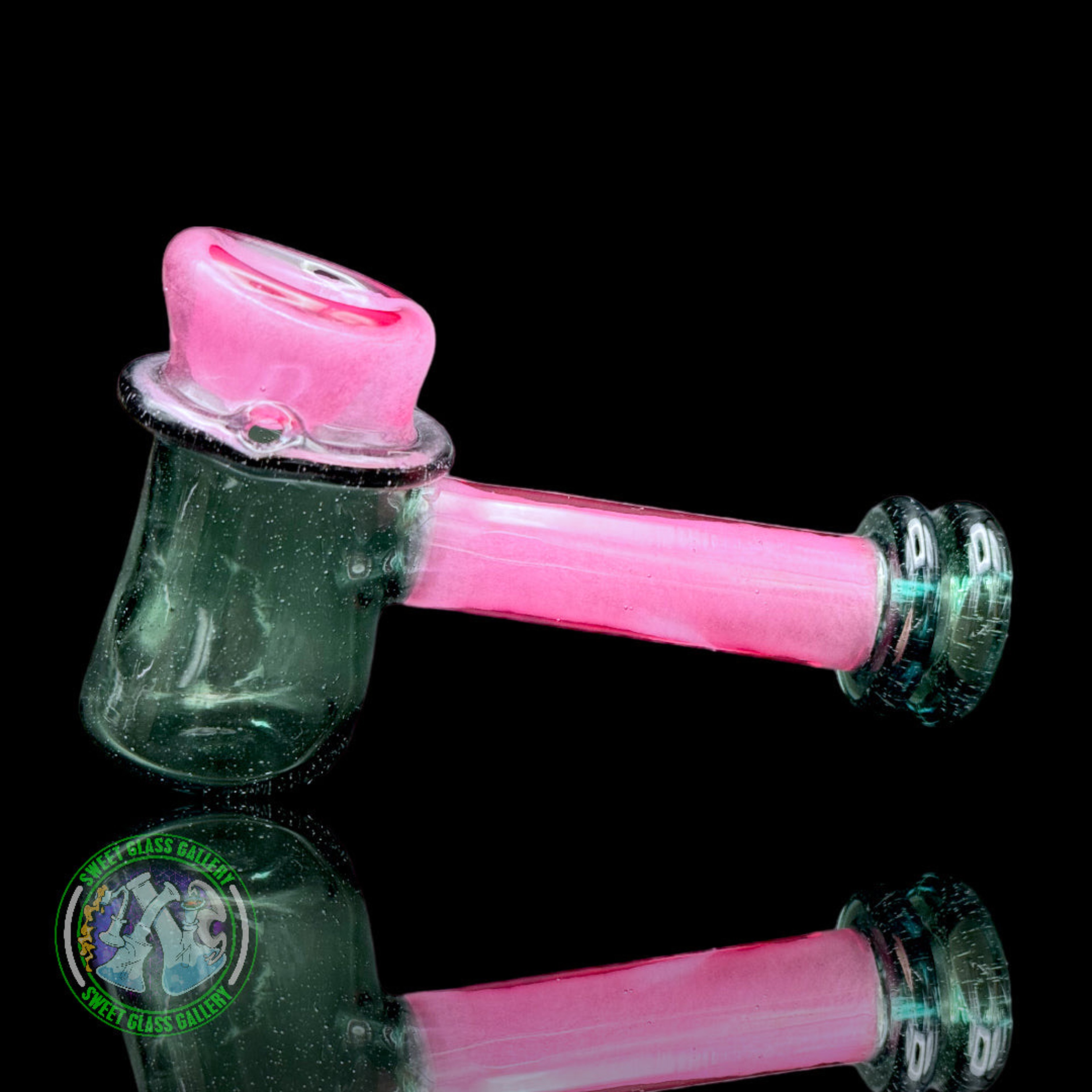 Preview pic of Heart And Mind Glass - Hammer Dry Hand Pipe #2
