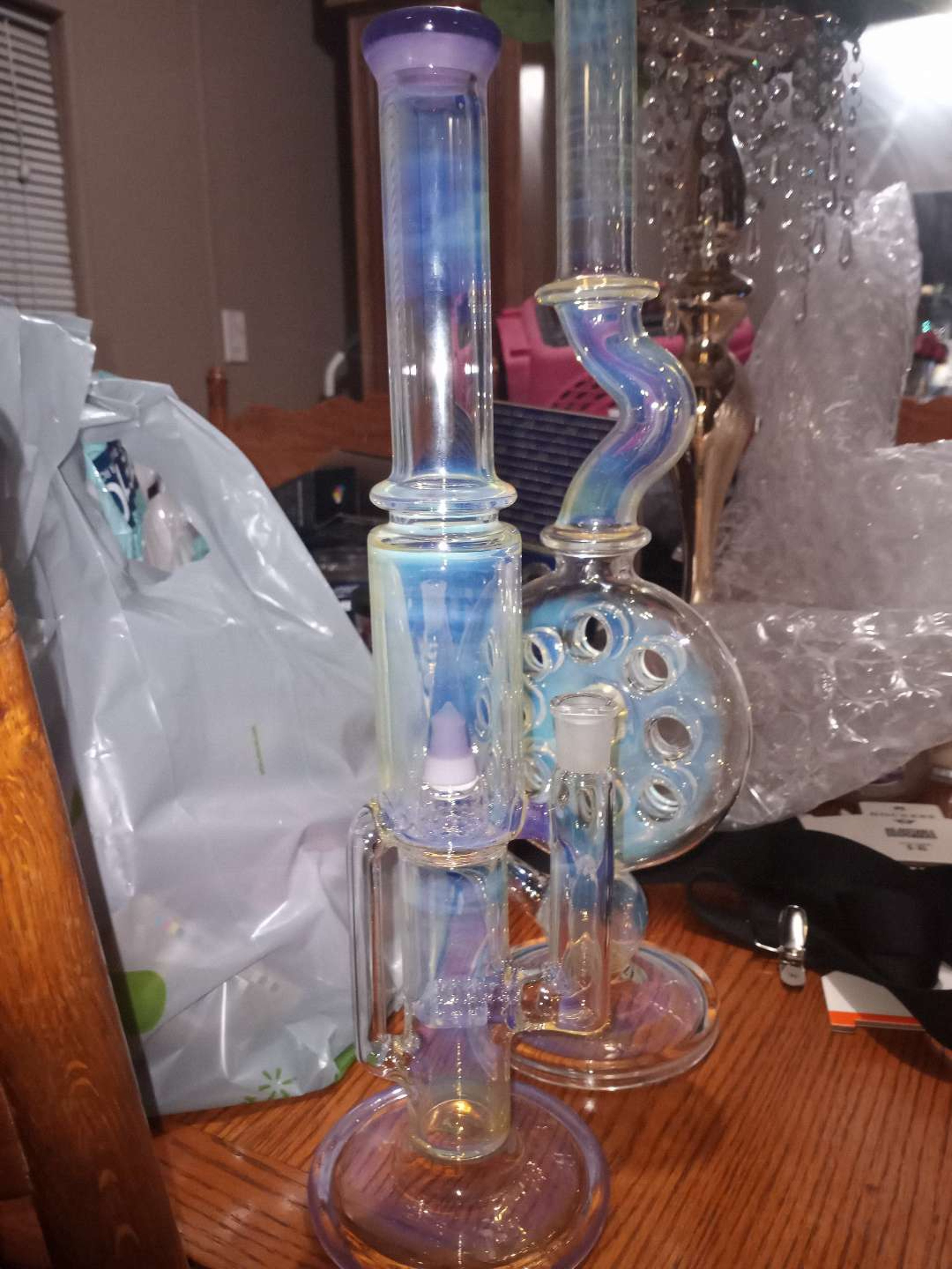 Preview pic of Uzzi fully fumed capcycler purple lollipop