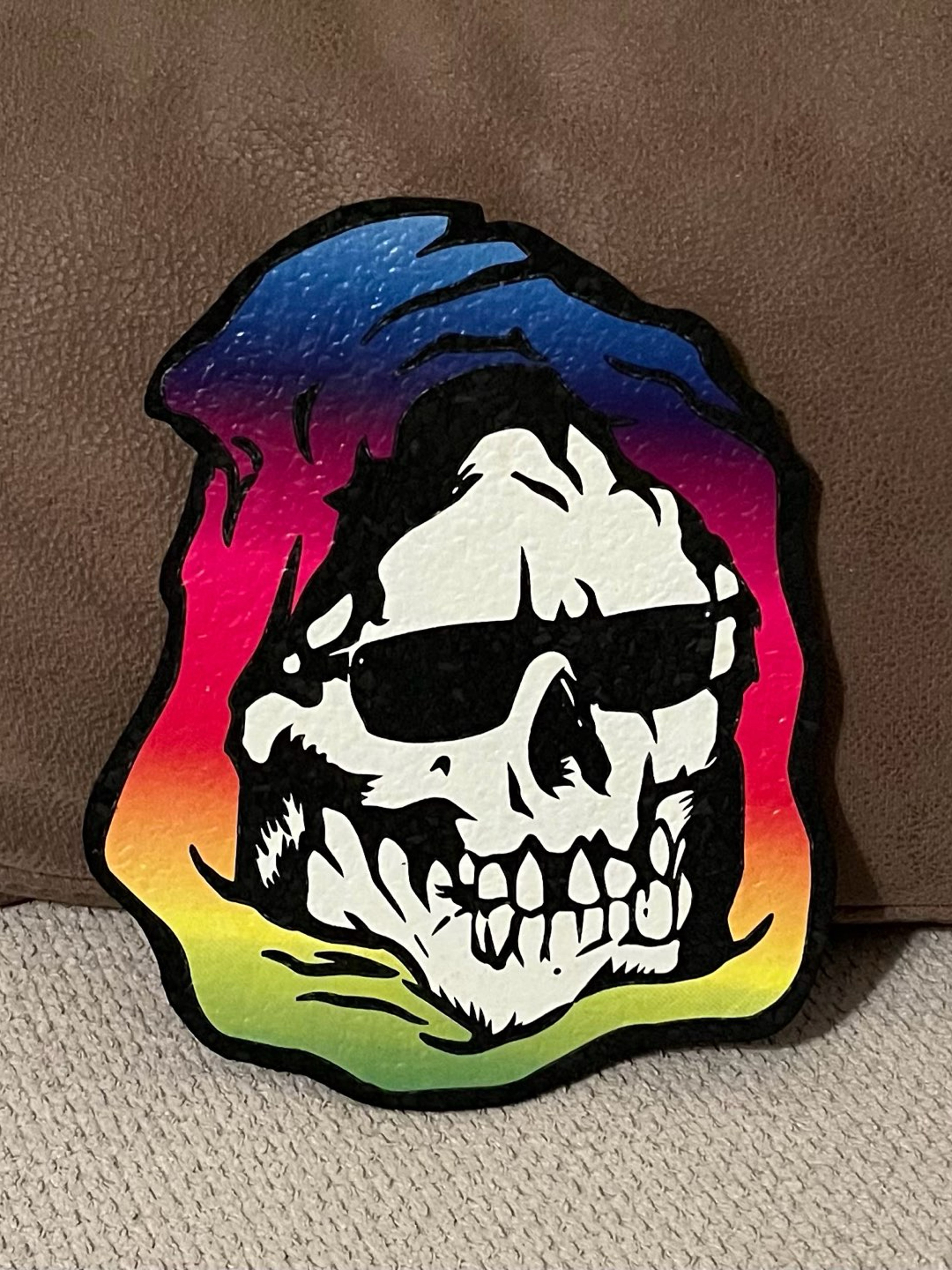 Preview pic of le150 Rainbow Reaper 8” Mat by Mishka x Moodmats