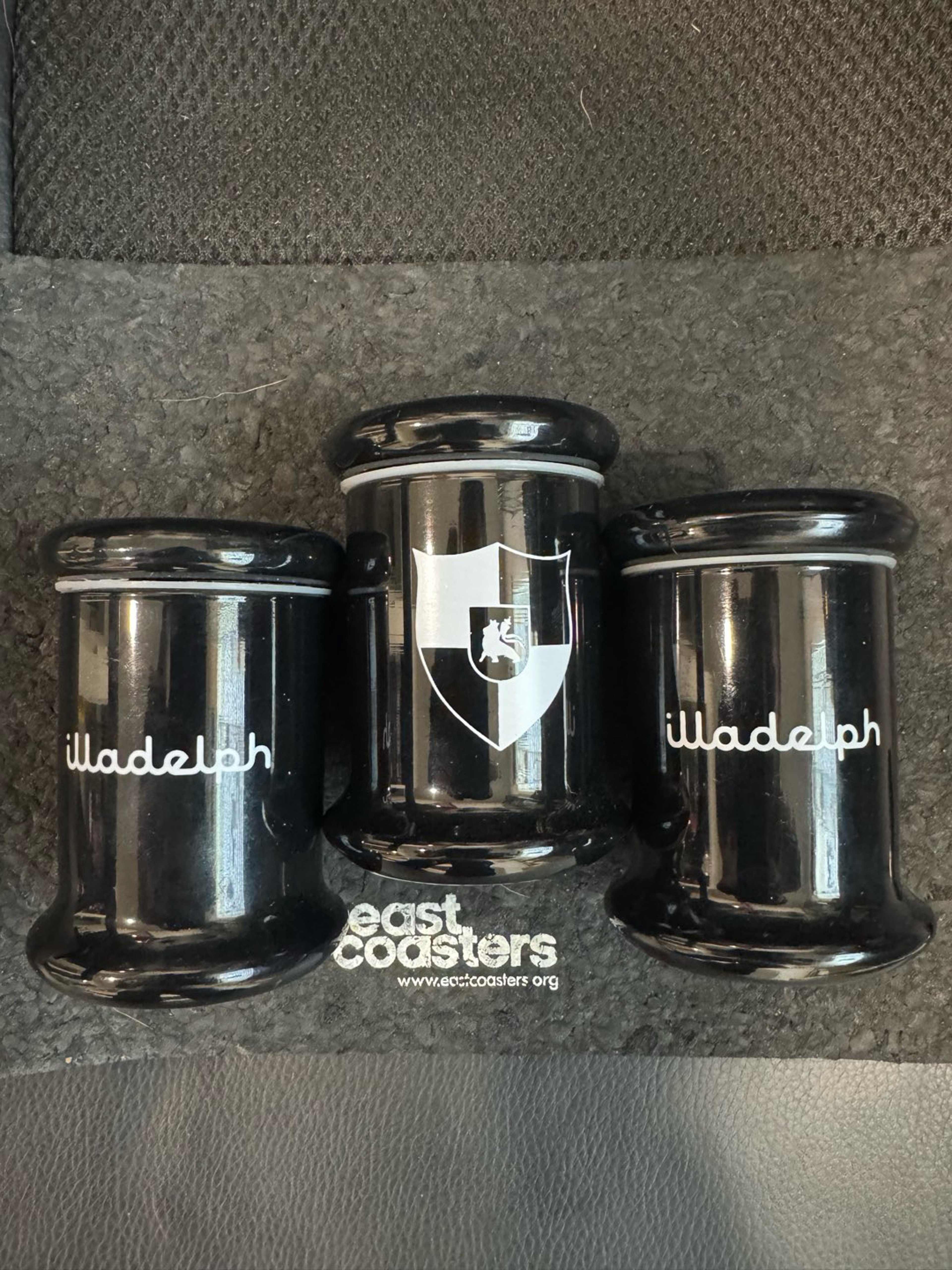 Preview pic of Illadelph Black Glass Jars