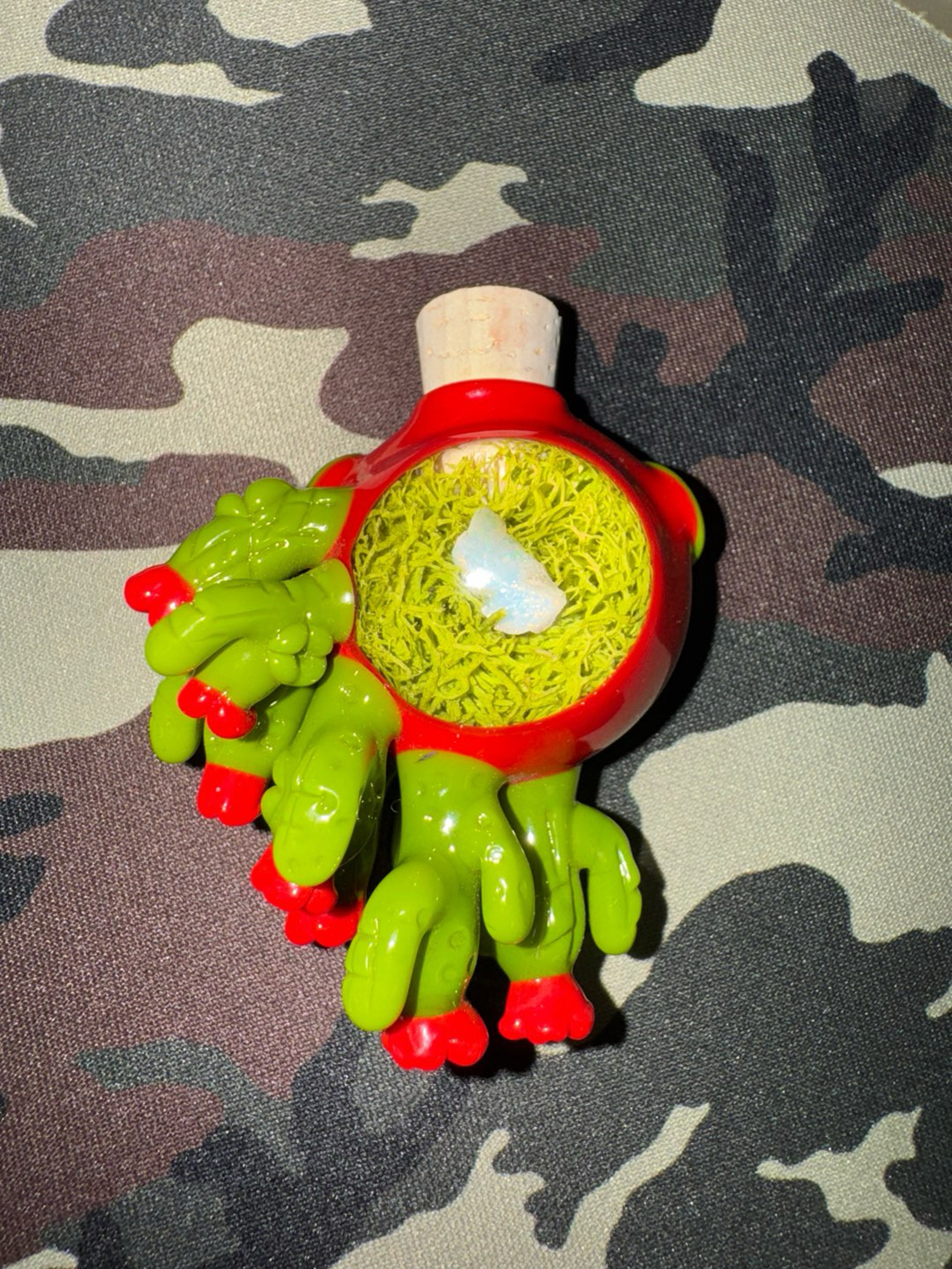 Preview pic of Ninjah X Bufo Cactus Earth Fiber Opal Pendy