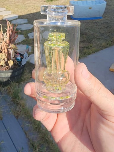 Preview pic of Spider glass citrine cropal puffco top