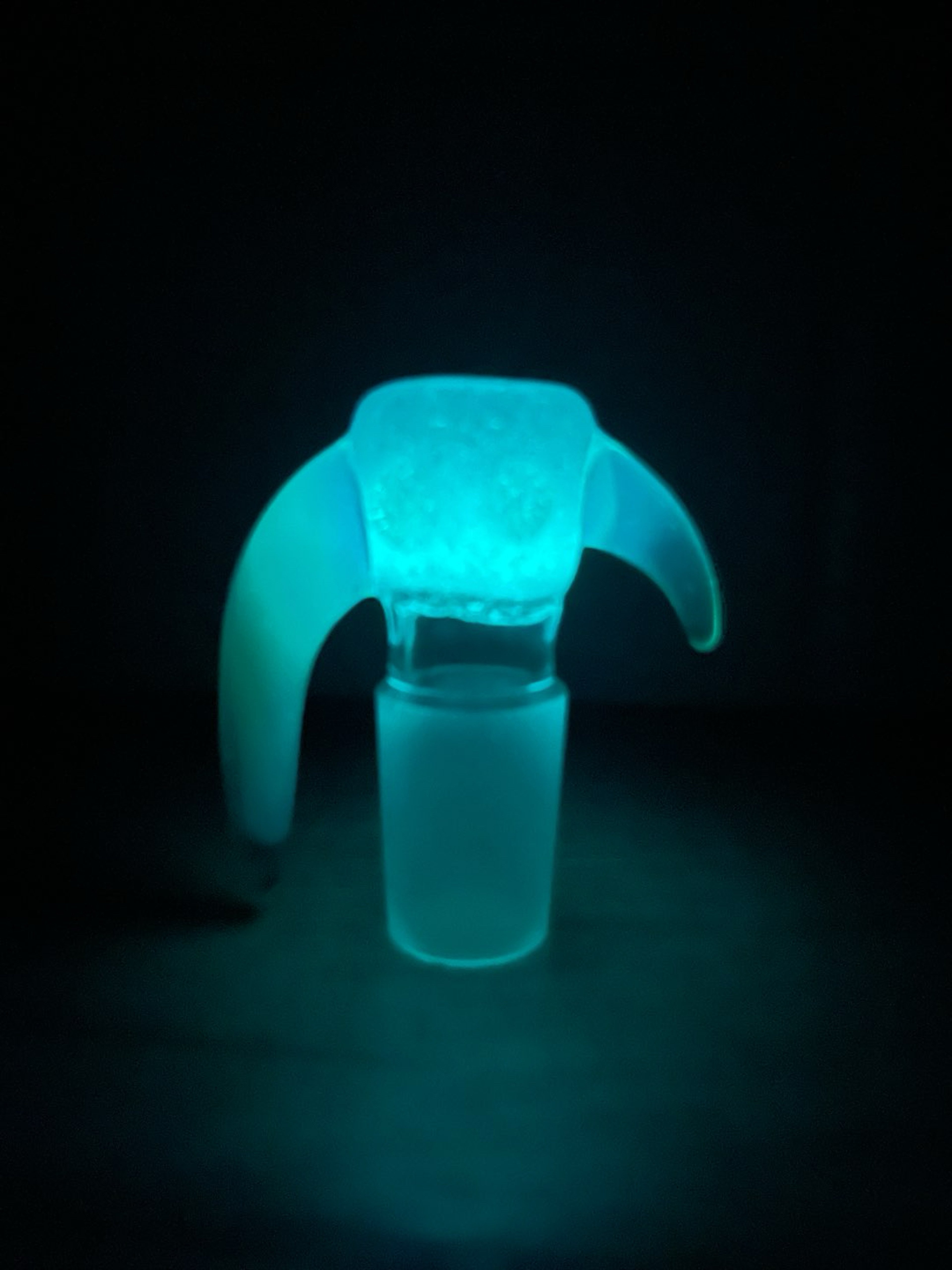 Preview pic of Glow in the dark 4 hole slide by craftsmithglass