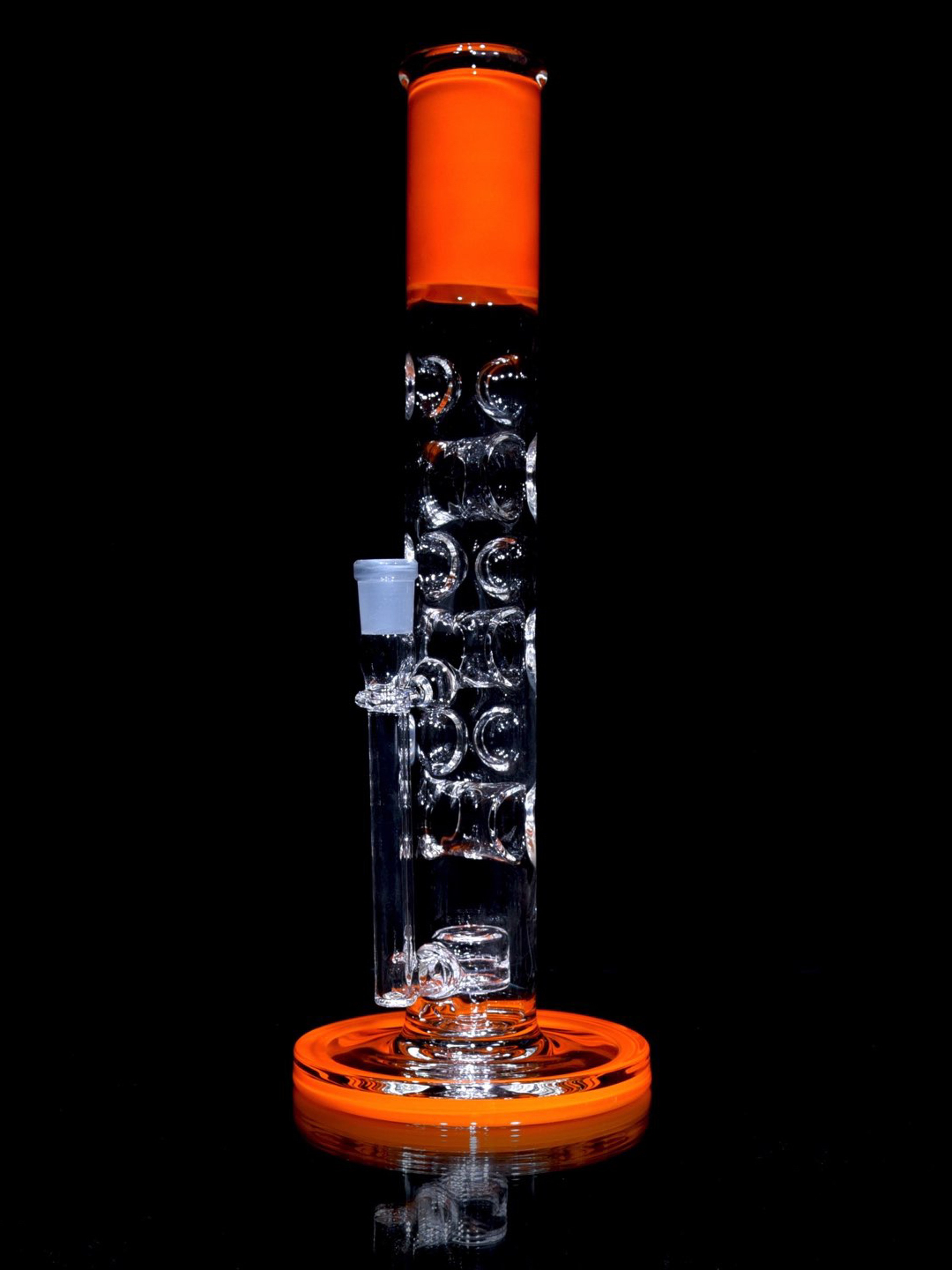 Preview pic of Davin Titland - Colored Straight Fab - Orange Crayon/Lava - 14mm Female