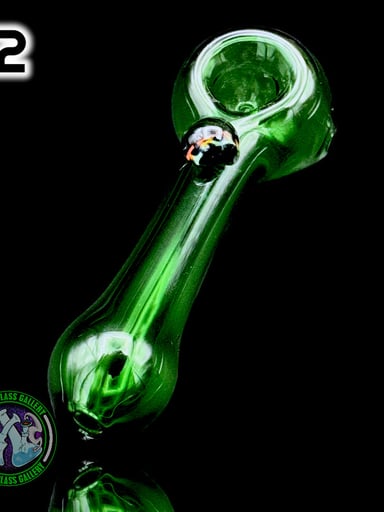 Preview pic of Verano Glass - Dry Pipe w/ Encased Millie (Irie) #2