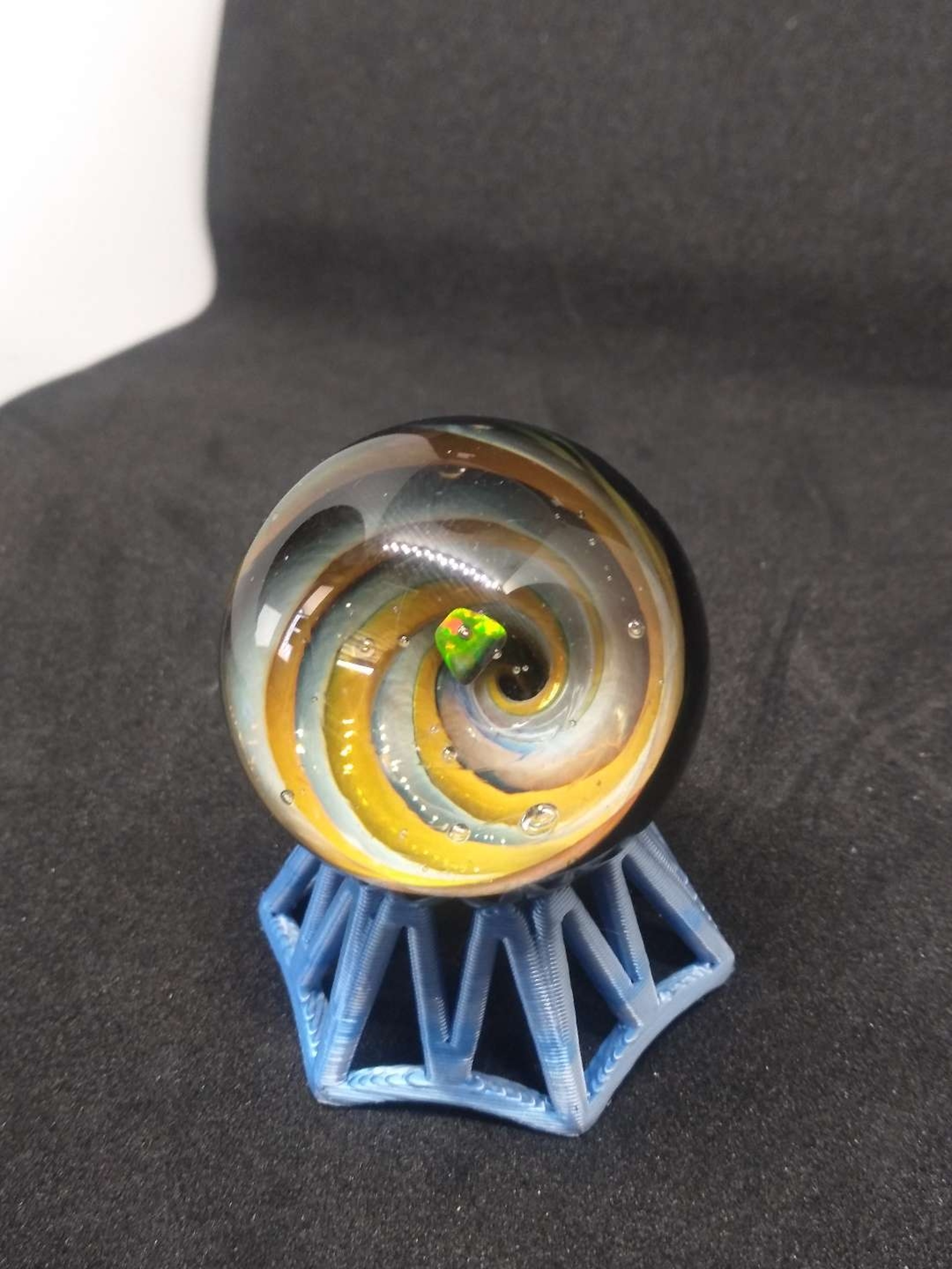 Preview pic of Trapped Black Opal Vortex Marble