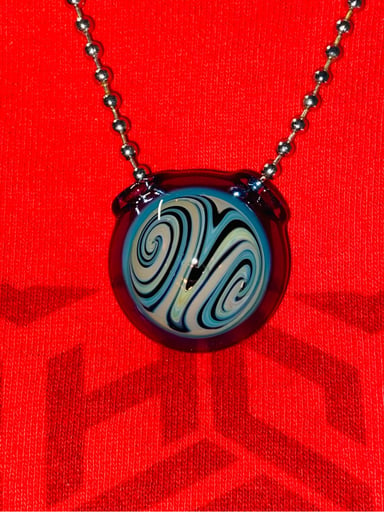 Preview pic of Heady Inside-out Ram Horn Pendant