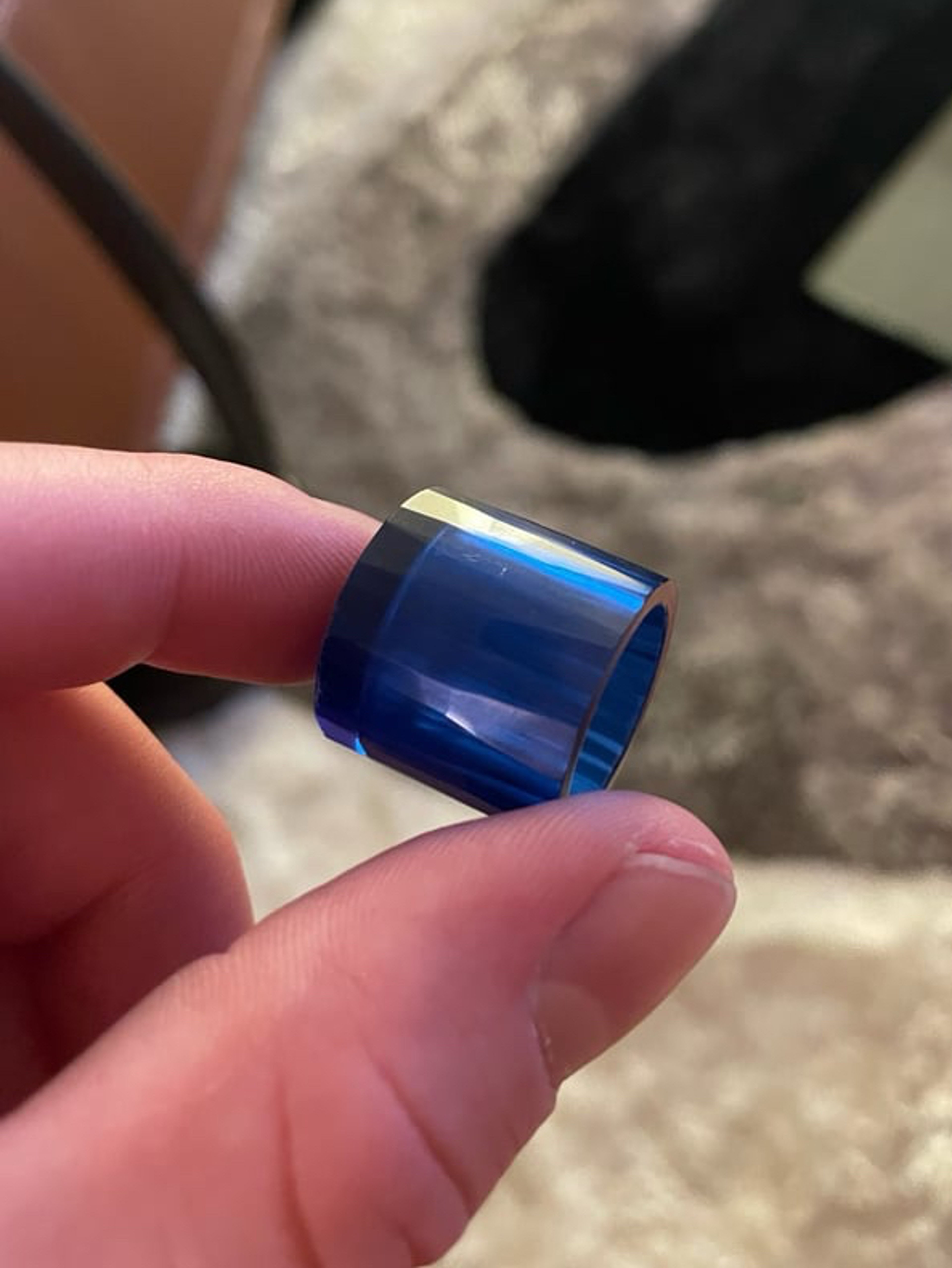 Adapt Tech Faceted 22mm Blue Sapphire insert image 0