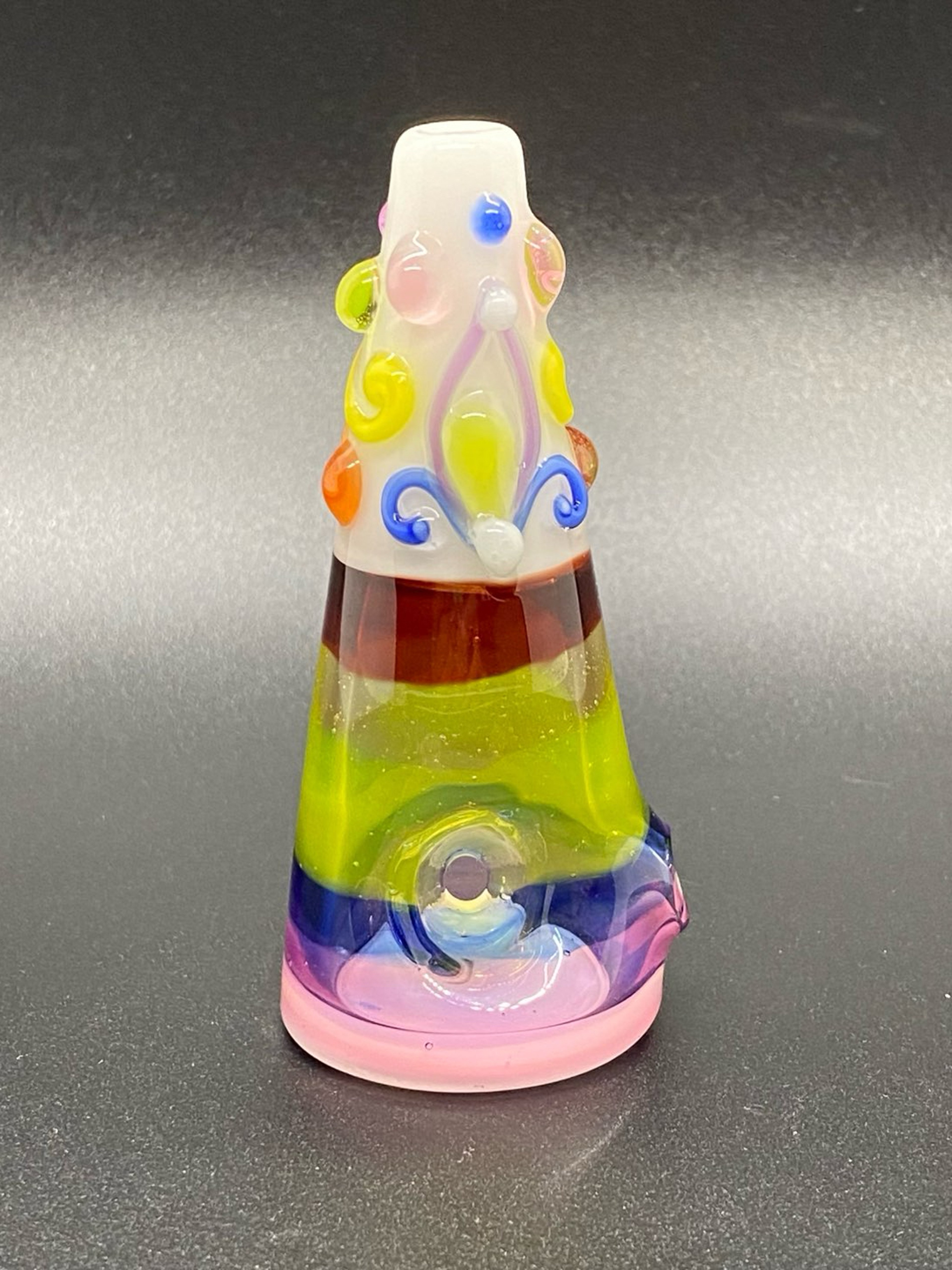 Preview pic of Lyric Glass Filigree Cone Chillum