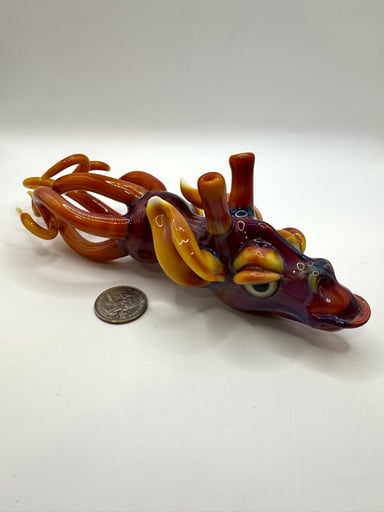 Preview pic of Matt Robertson Giraffe Squid Hand Pipe
