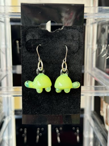 Preview pic of Sugar Mattys Mini Turtle Earrings