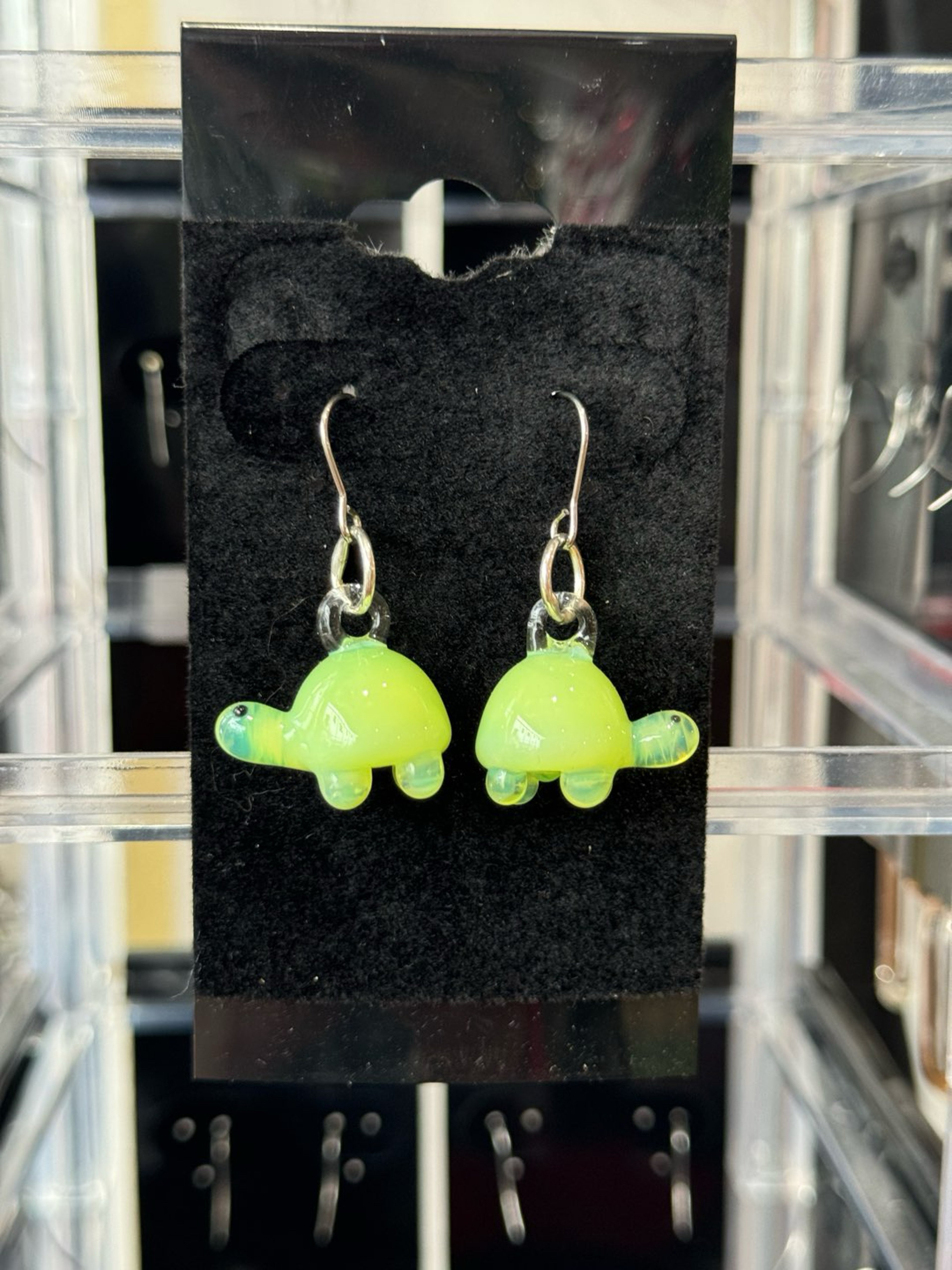 Preview pic of Sugar Mattys Mini Turtle Earrings