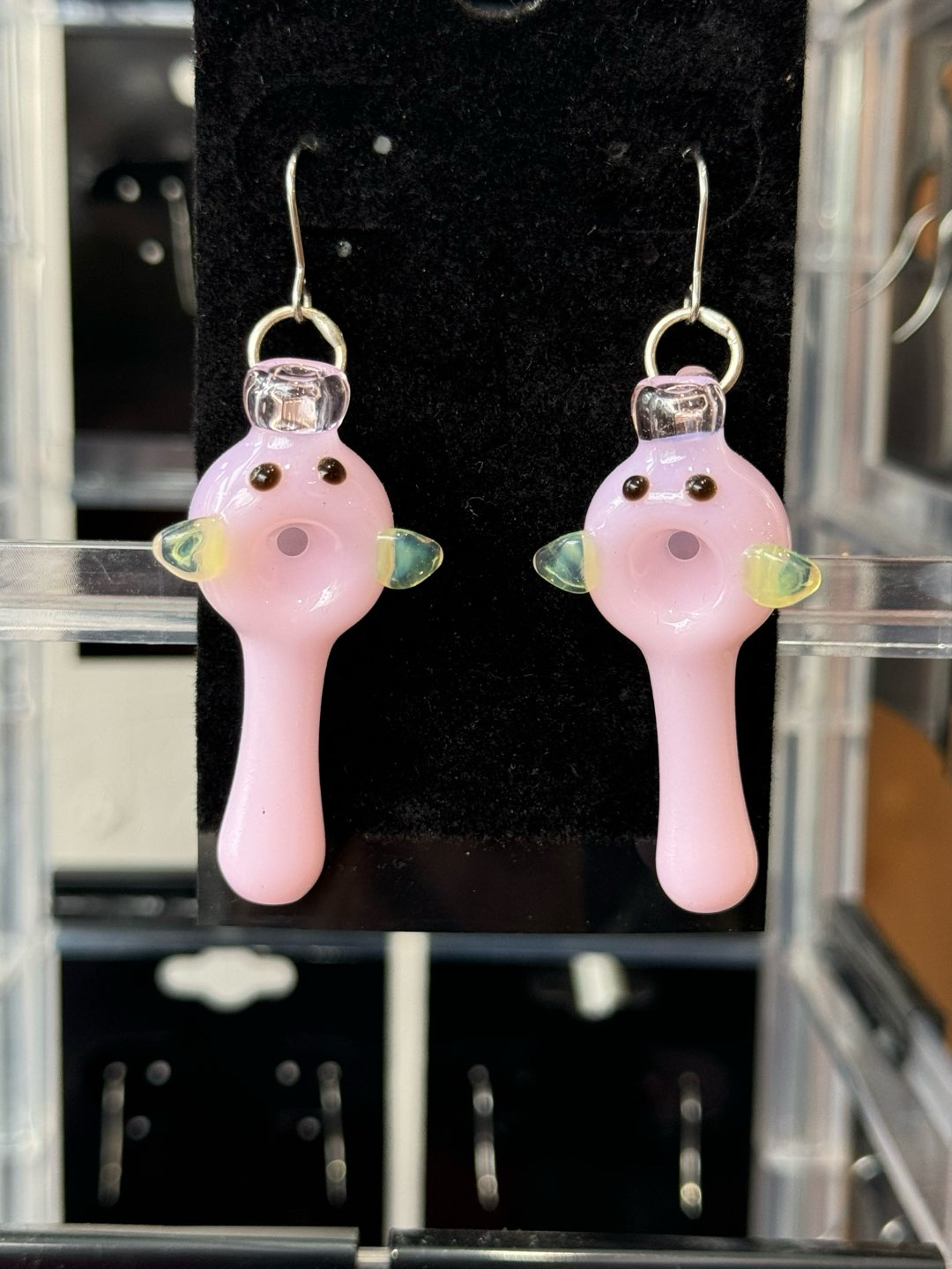 Preview pic of Sugar Mattys Mini Pig Spoon Earrings