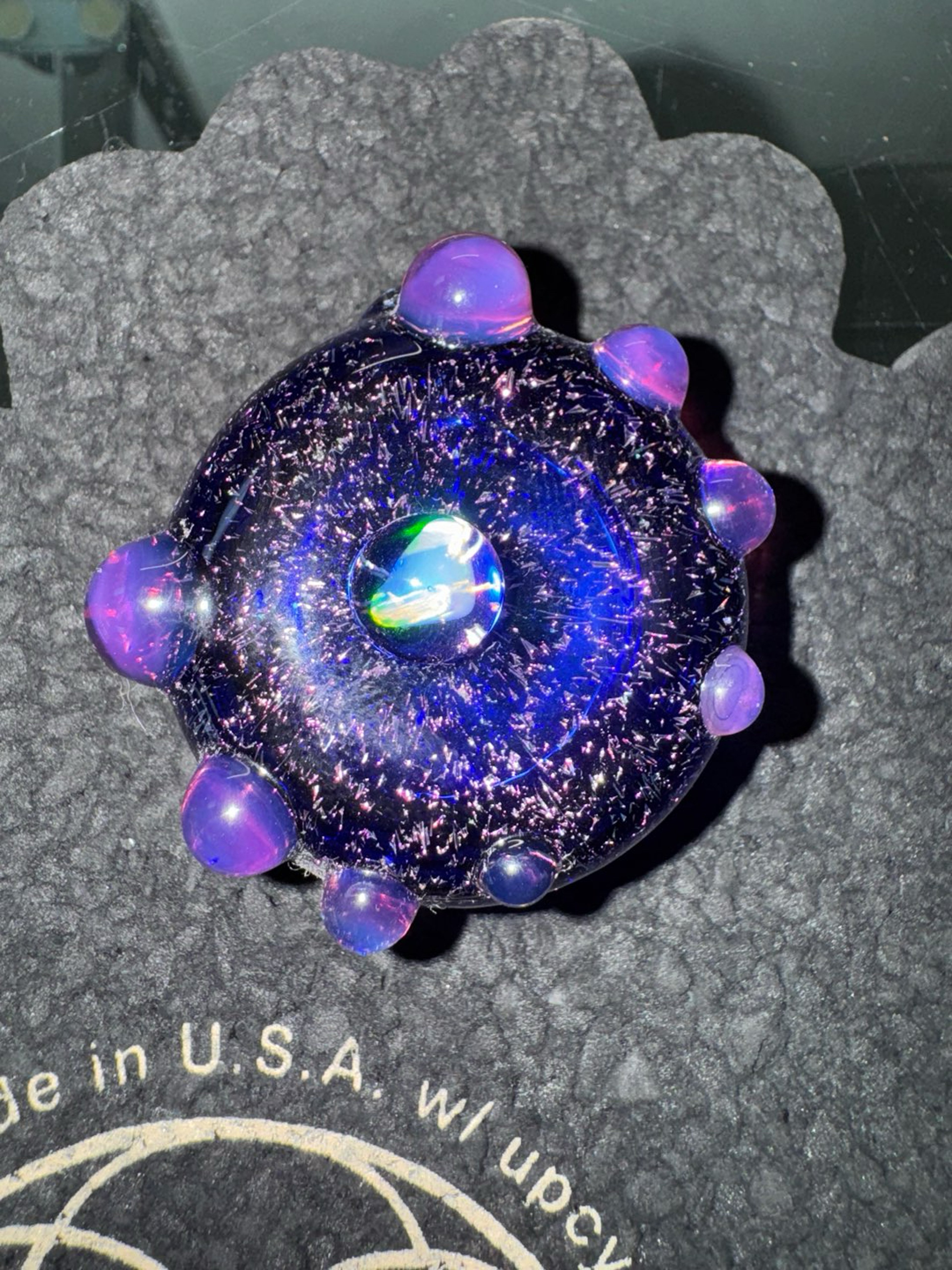 Preview pic of William Herrera Purple Dichro Opal Pendant