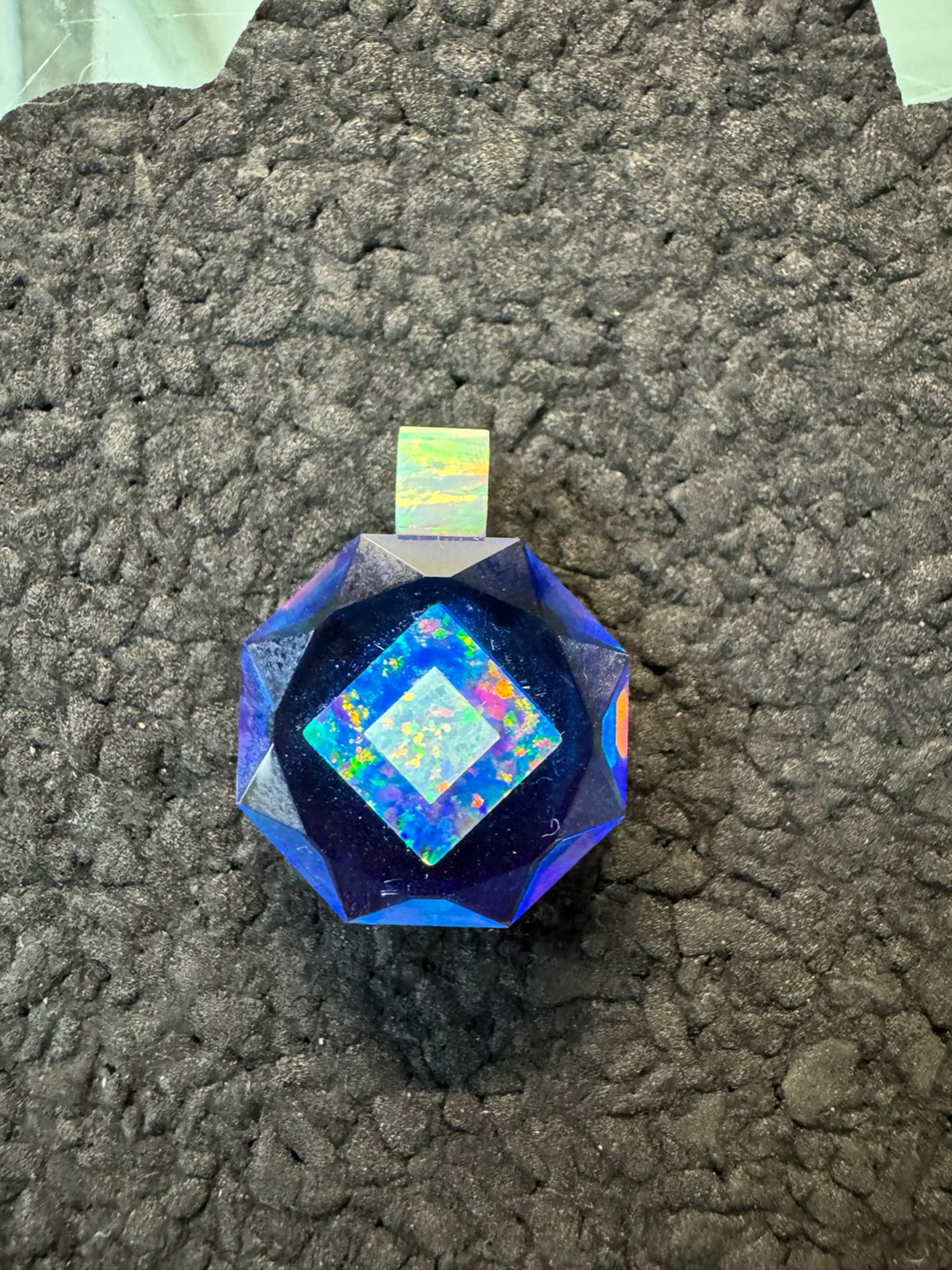 Preview pic of Kravin Glass Opal Pendant