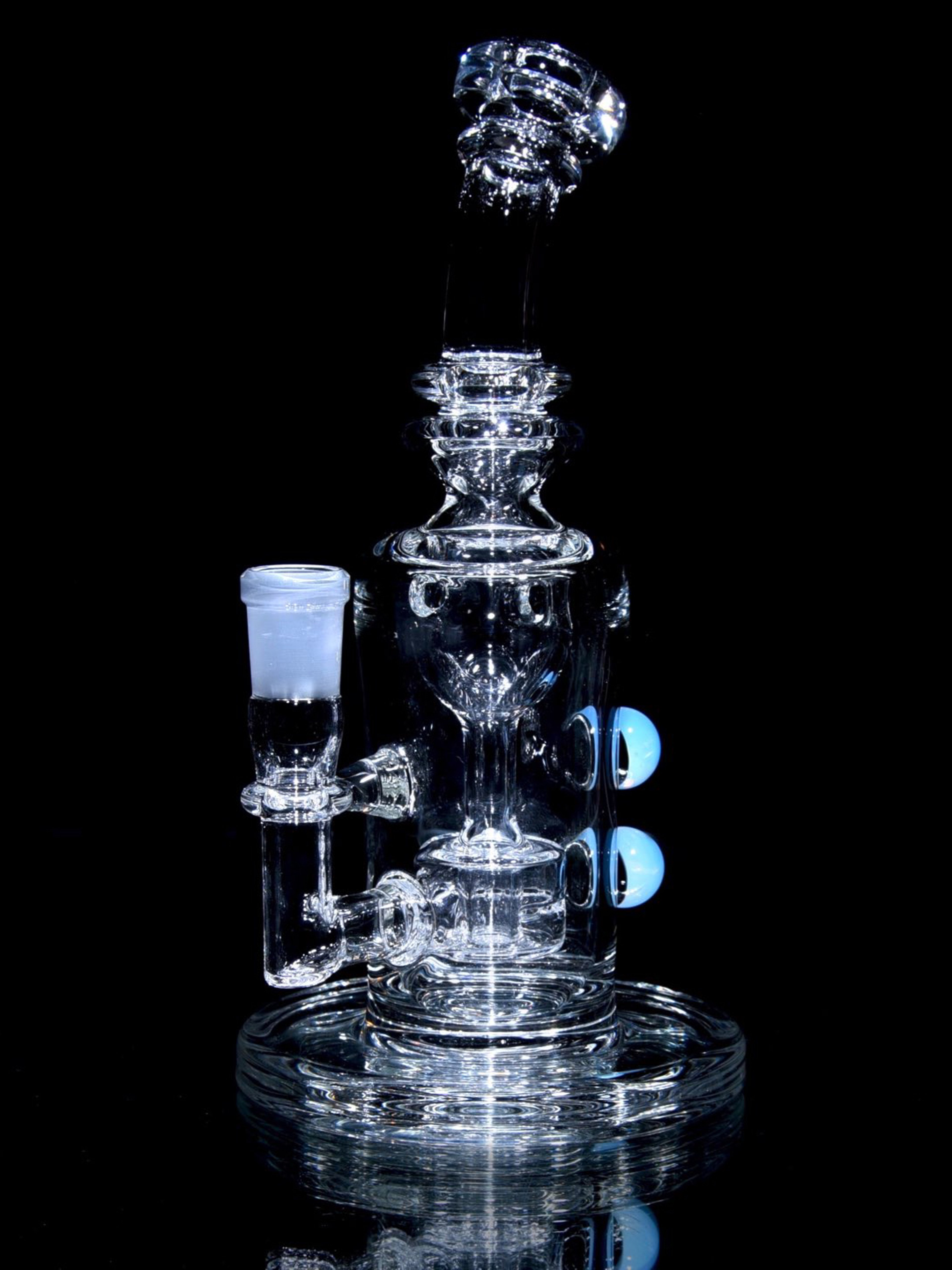 Preview pic of Davin Titland - Mini Narrow Can Double-uptake Tornada Recycler - Titan - 14mm Female
