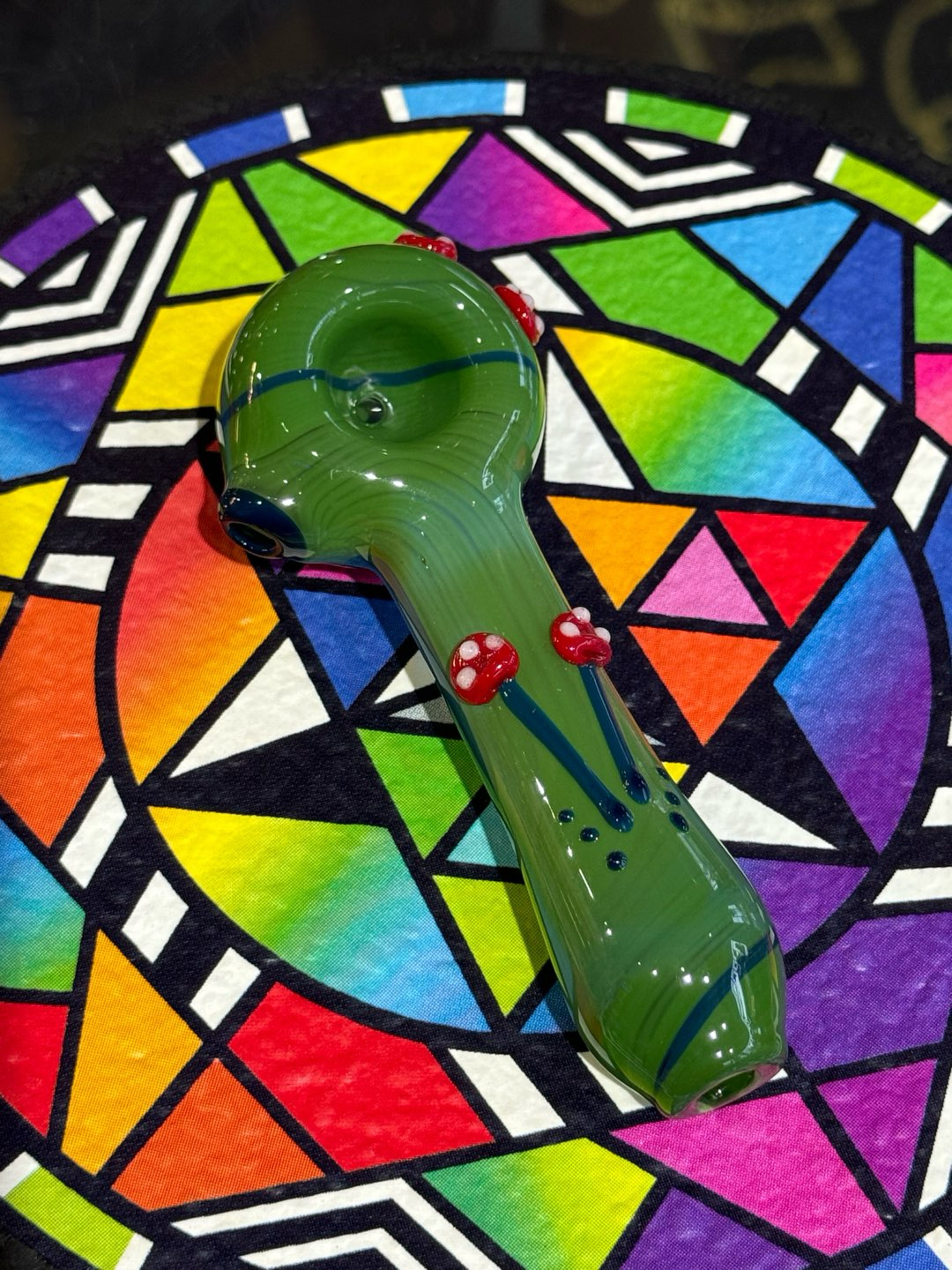 Preview pic of Kristi Conant Glass Mushroom Spoon