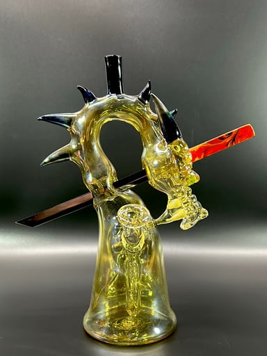 Preview pic of Tony Kazy 7.25” Fumed Slain Dragon