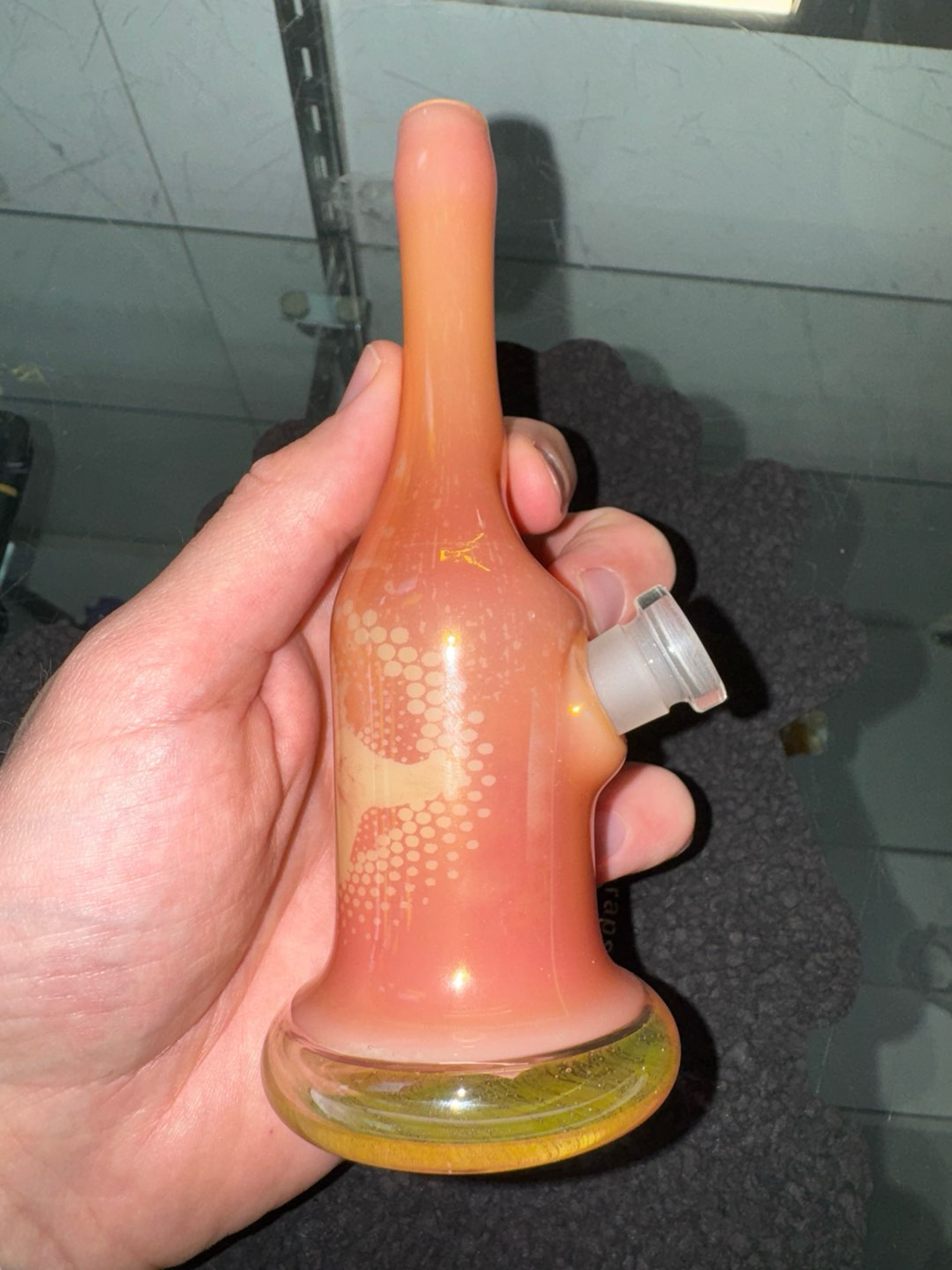 Preview pic of Joe King Glass Naked Chick Bottle Rig 10mm