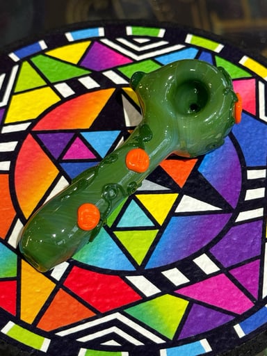 Preview pic of Kristi Conant Glass Pumpkin Spoon