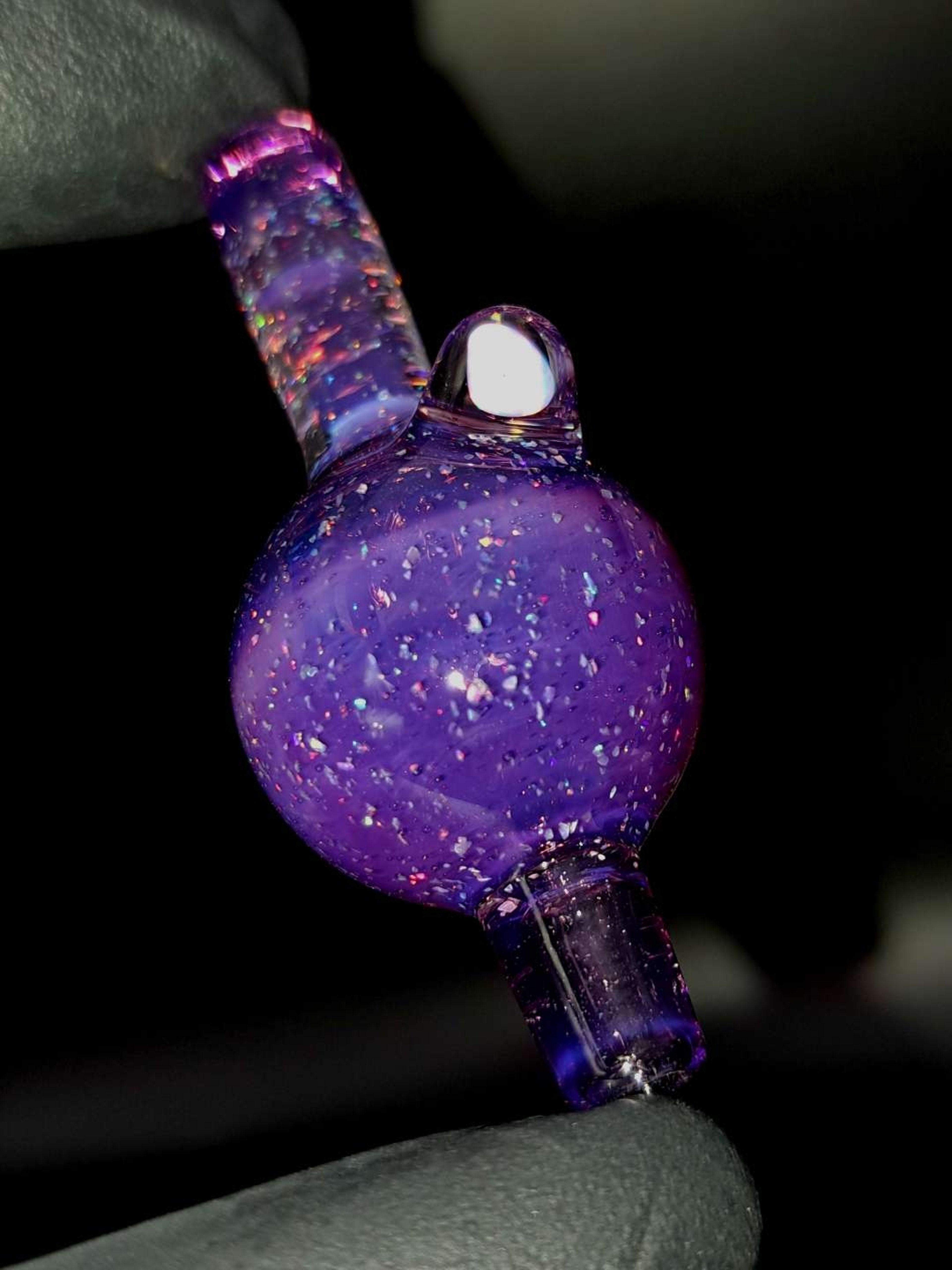 Preview pic of Crushed opal purple ball cap