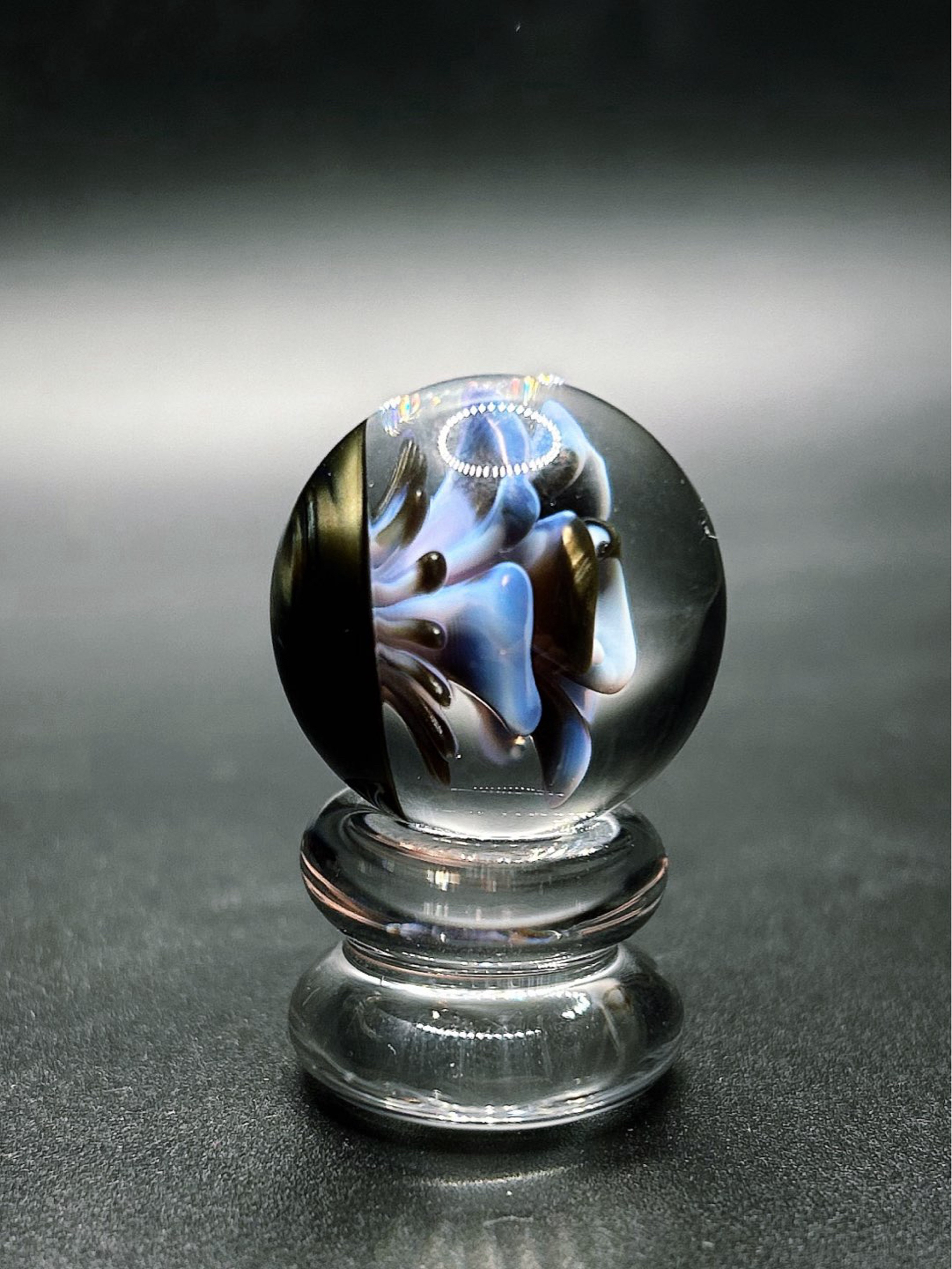 Preview pic of MarvinsGlass024 Flower Implosion Marble! 🌸